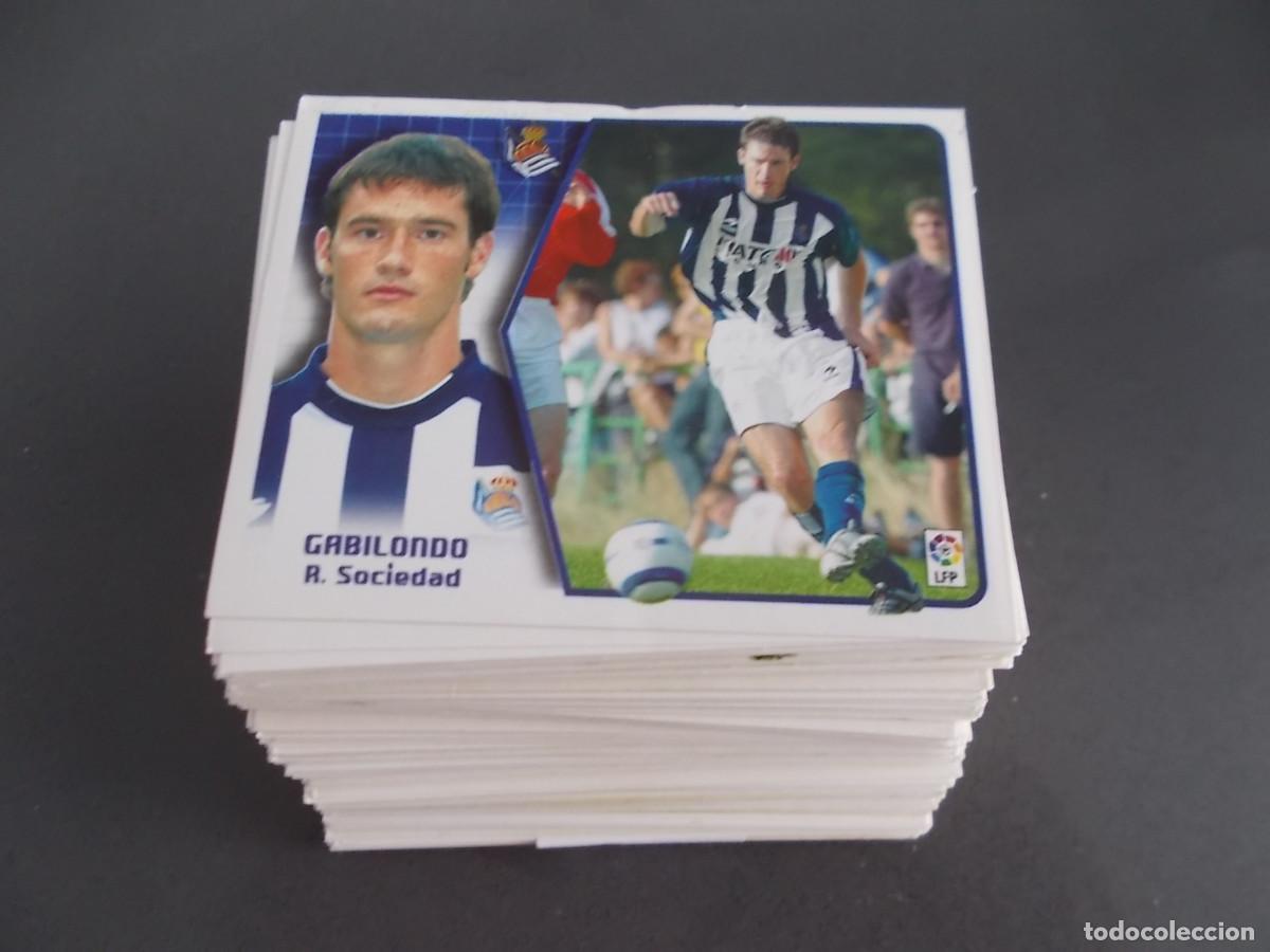 Cromos de f&uacute;tbol: LOTE 194 CROMOS ESTE 05-06 TODOS DIFERENTES SIN PEGAR 10 BAJAS,5 COLOCAS,7 FICHAJES