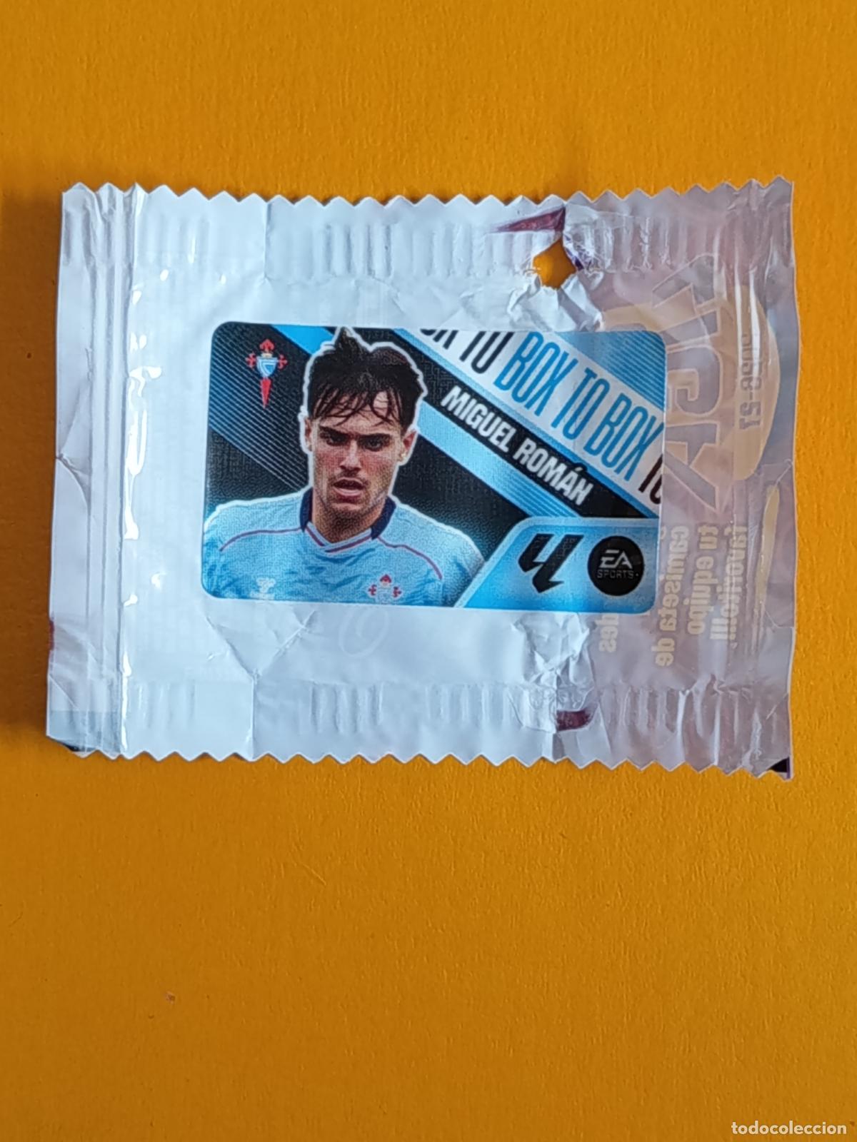 Cromos de f&uacute;tbol: MIGUEL ROM&Aacute;N. BOX TO BOX. R.C. CELTA DE VIGO. CHICLE LIGA ESTE 2026-27