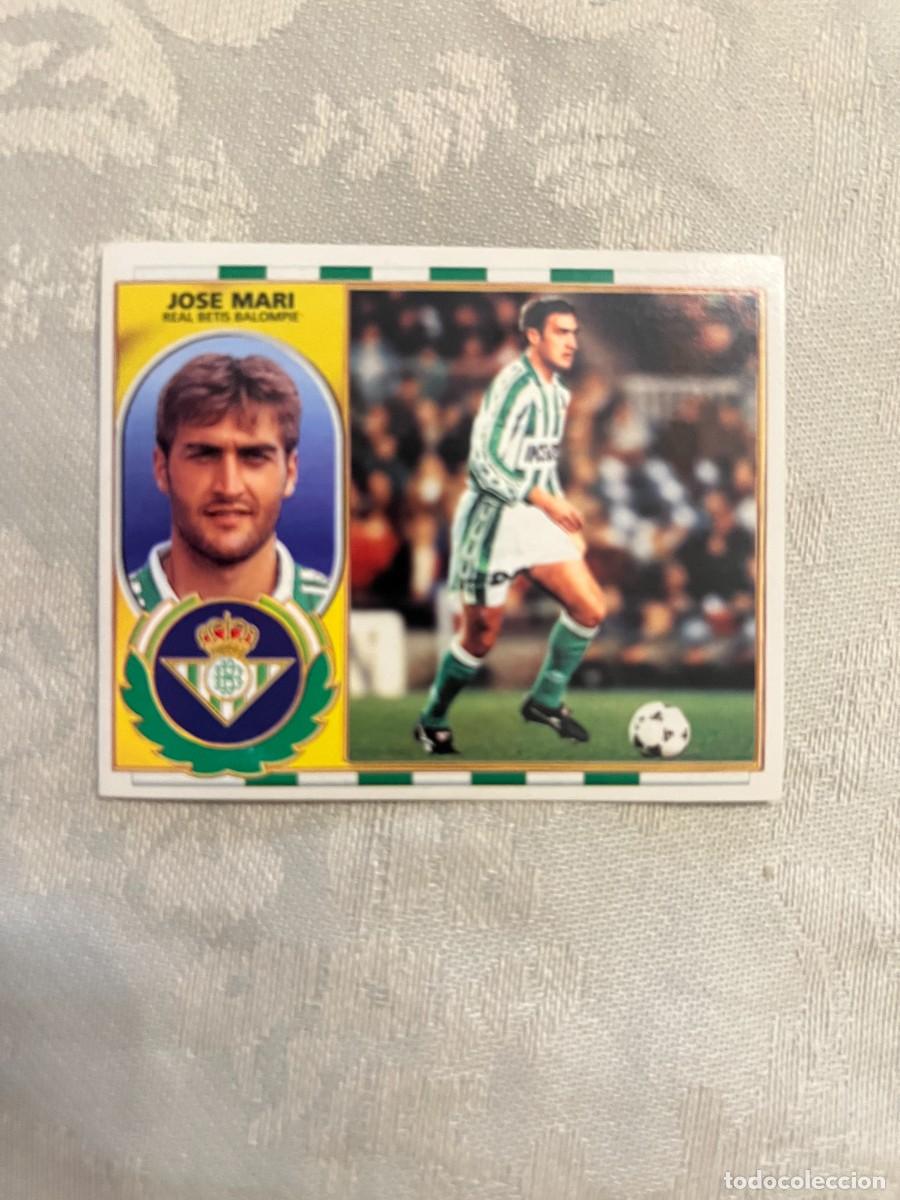 Cromos de f&uacute;tbol: JOS&Eacute; MARI BETIS SIN PEGAR EDICIONES ESTE 1996-97