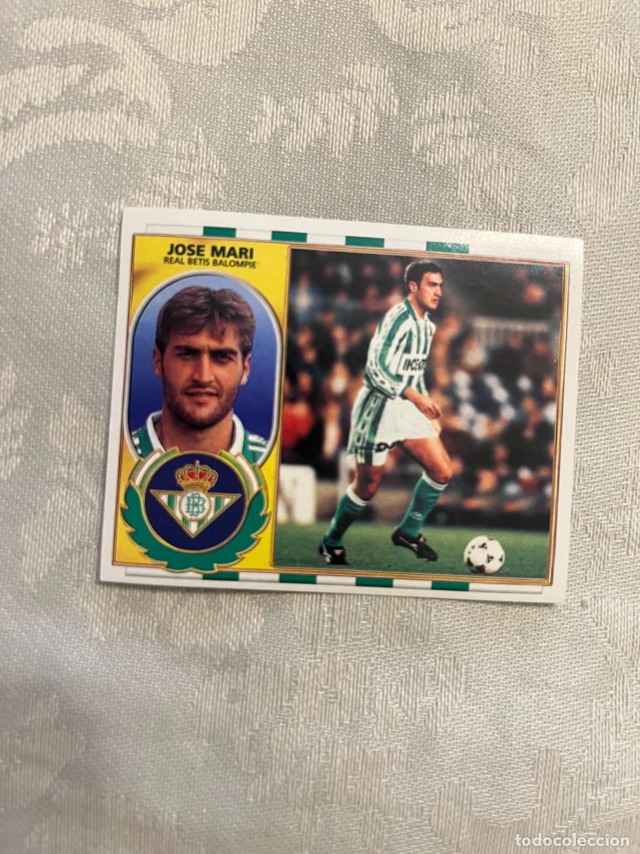 Cromos de f&uacute;tbol: JOS&Eacute; MARI BETIS SIN PEGAR EDICIONES ESTE 1996-97