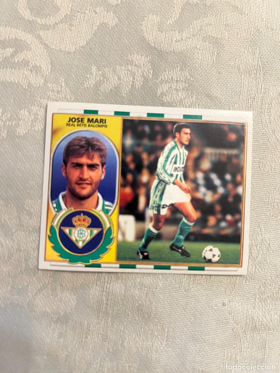 Cromos de f&uacute;tbol: JOS&Eacute; MARI BETIS SIN PEGAR EDICIONES ESTE 1996-97