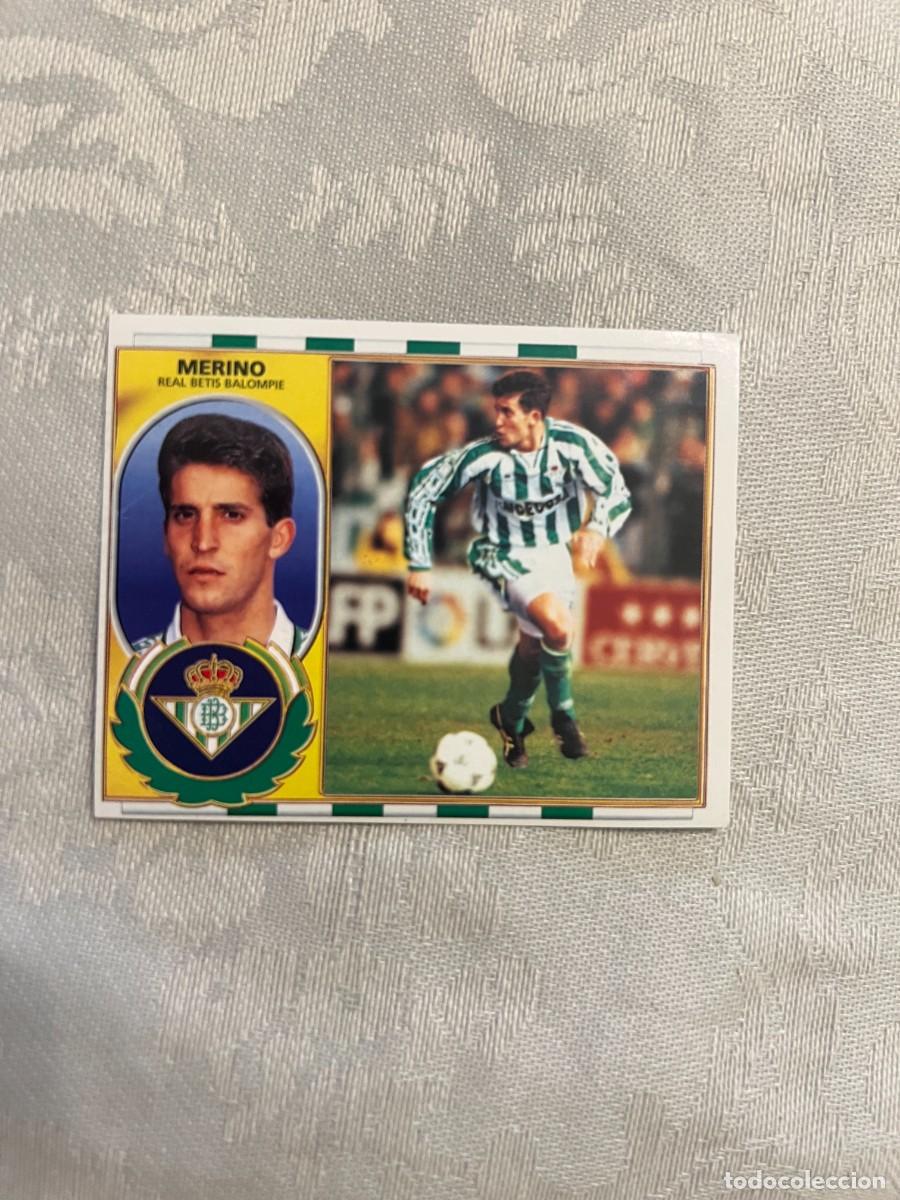 Football Stickers: MERINO BETIS SIN PEGAR EDICIONES ESTE 1996-97