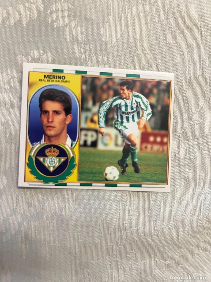 Football Stickers: MERINO BETIS SIN PEGAR EDICIONES ESTE 1996-97