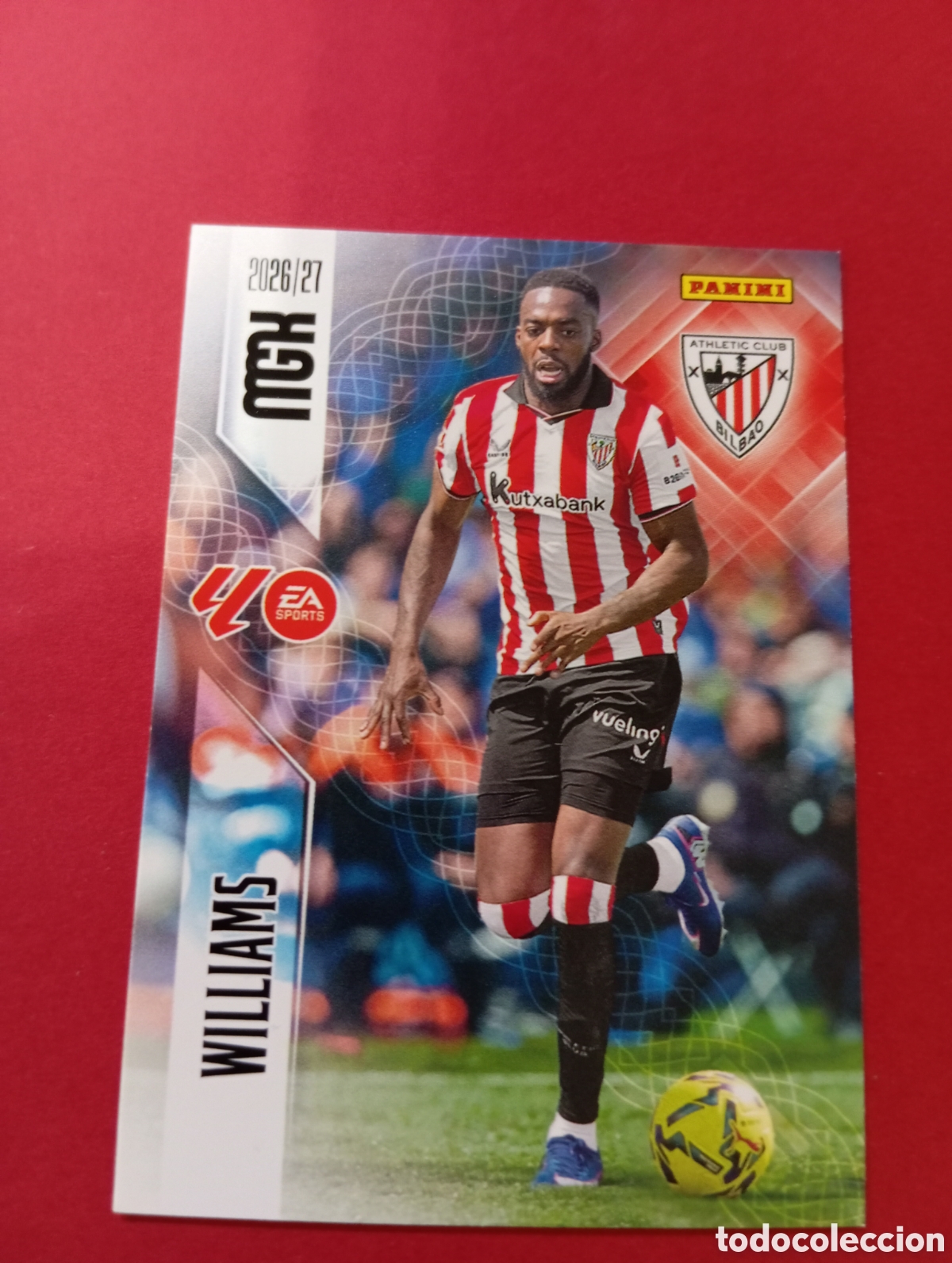 Figurine di Calcio: Williams Athletic de Bilbao n&deg;52 / PANINI MEGACRACKS 2026/2027