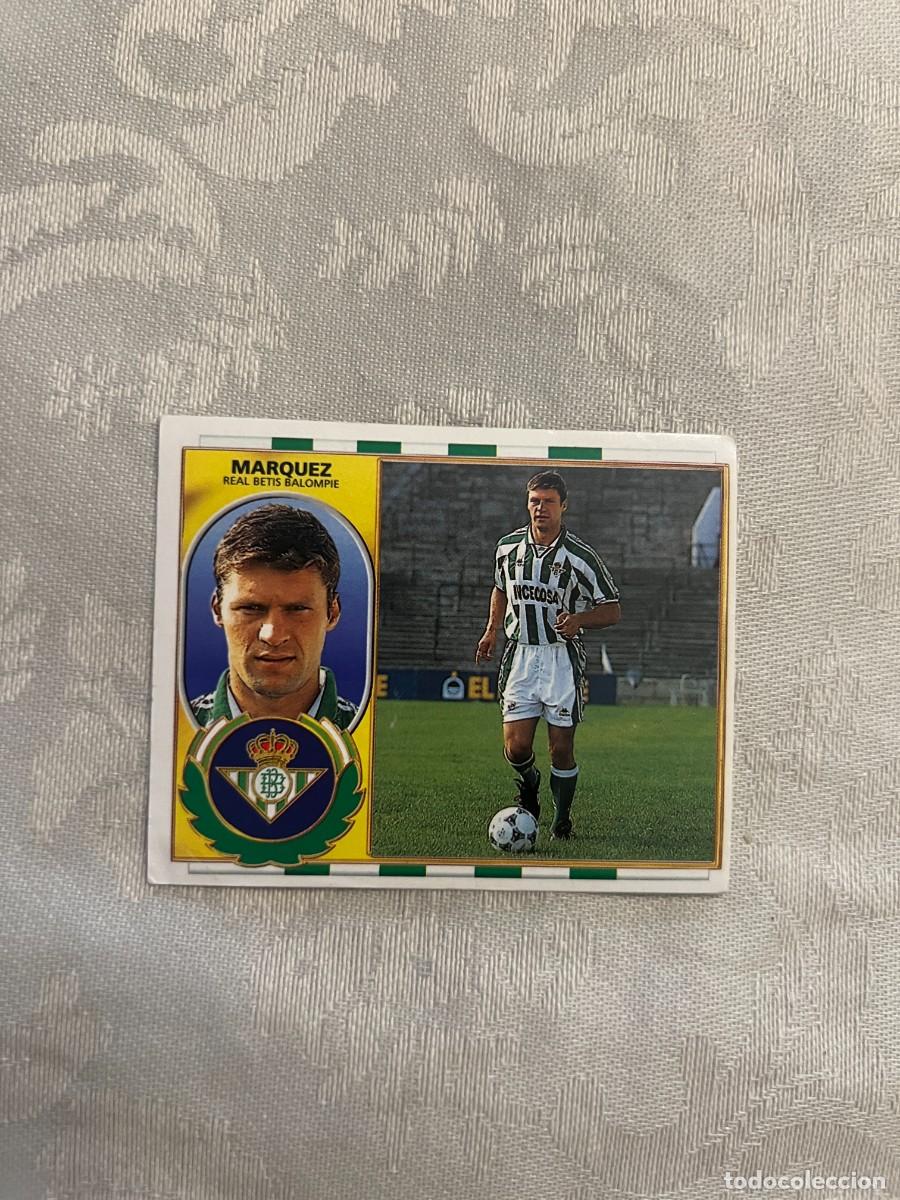 Figurine di Calcio: MARQUEZ BETIS SIN PEGAR EDICIONES ESTE 1996-97