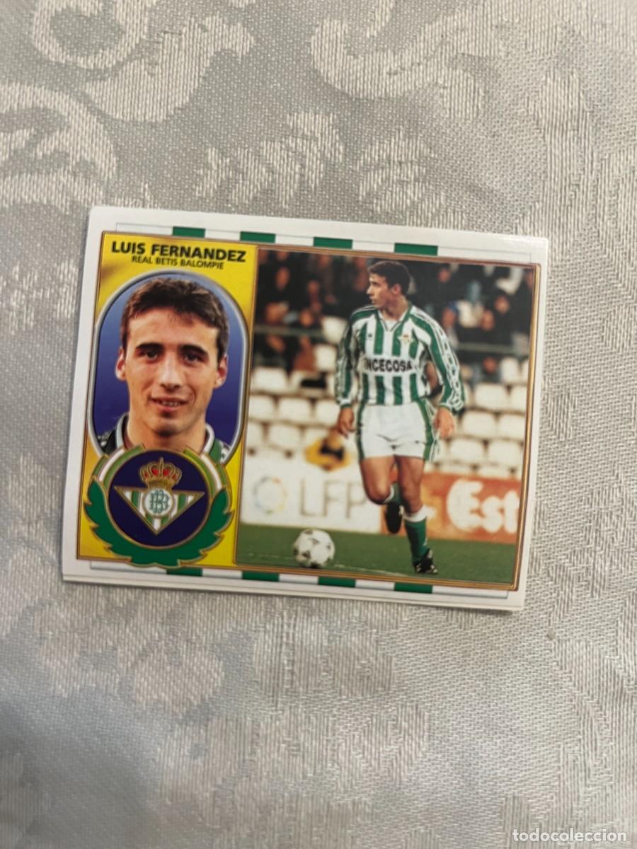 Figurine di Calcio: LUIS FERN&Aacute;NDEZBETIS SIN PEGAR EDICIONES ESTE 1996-97