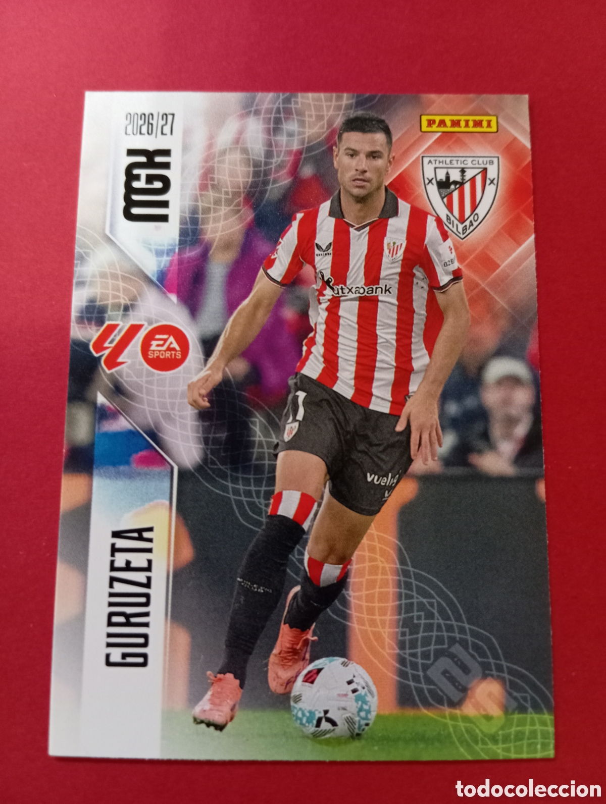 Figurine di Calcio: Guruzeta Athletic de Bilbao n&deg;53 / PANINI MEGACRACKS 2026/2027
