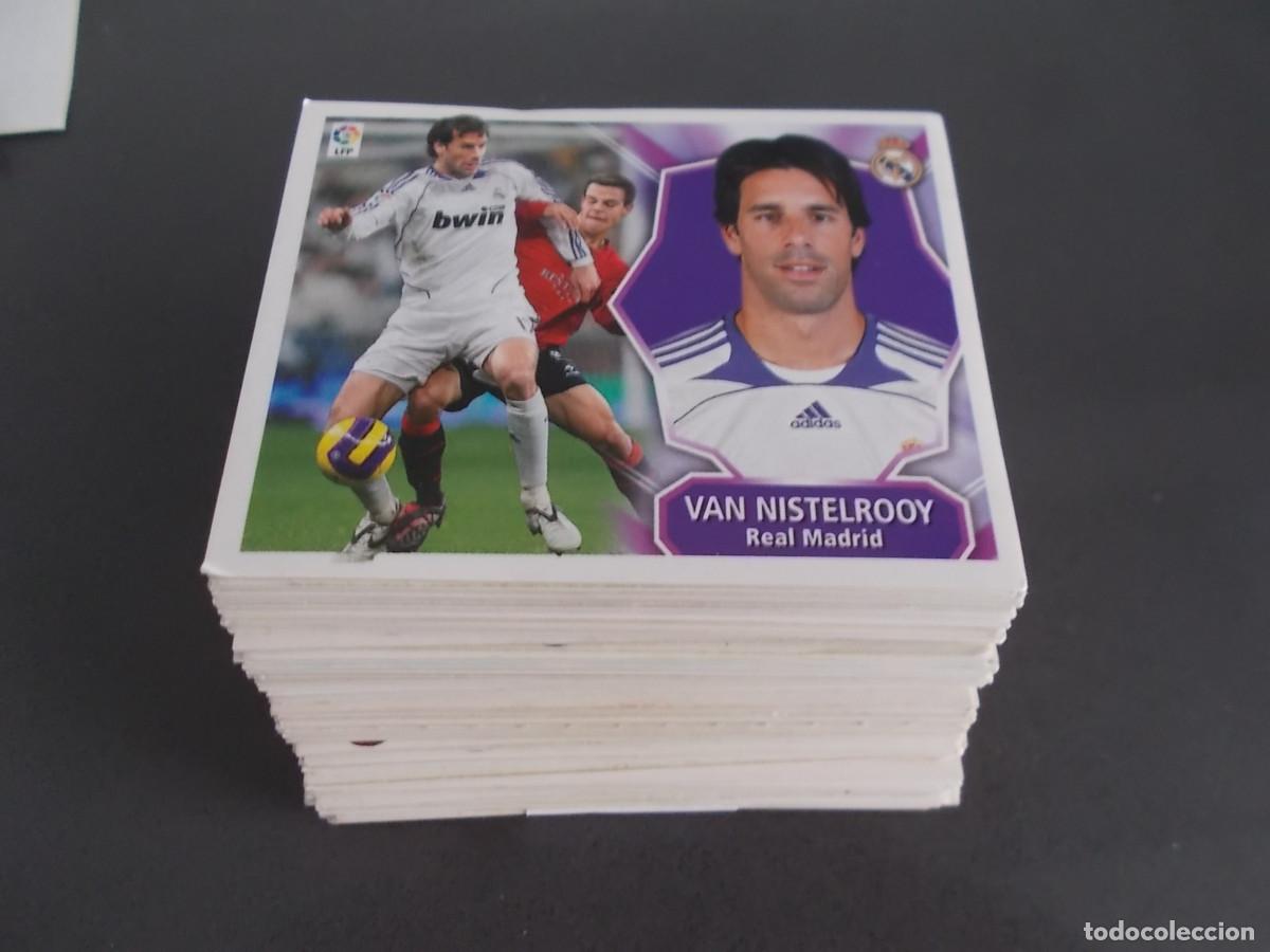 Figurine di Calcio: LOTE 184 CROMOS ESTE 08-09 TODOS DIFERENTES SIN PEGAR 10 BAJAS, 5 COLOCAS, 7 FICHAJES