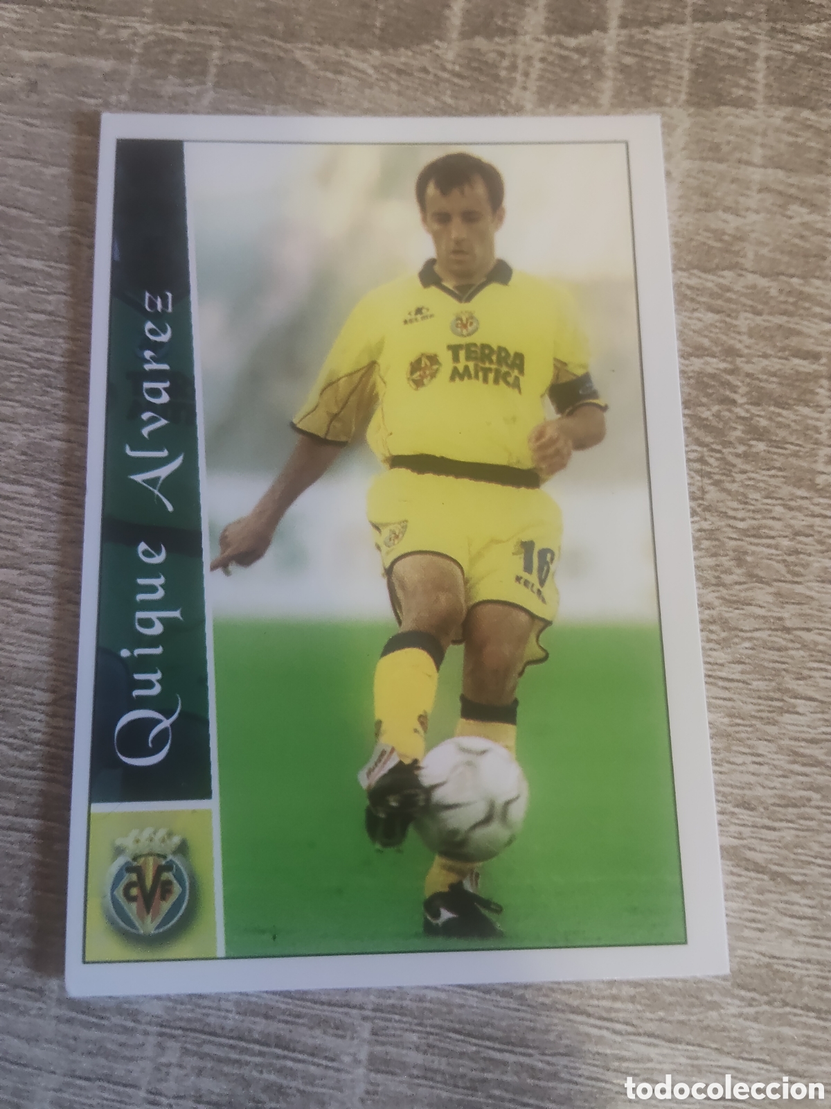 Cromos de f&uacute;tbol: Mundicromo las fichas de la liga 2003 387 Quique &Aacute;lvarez Villarreal