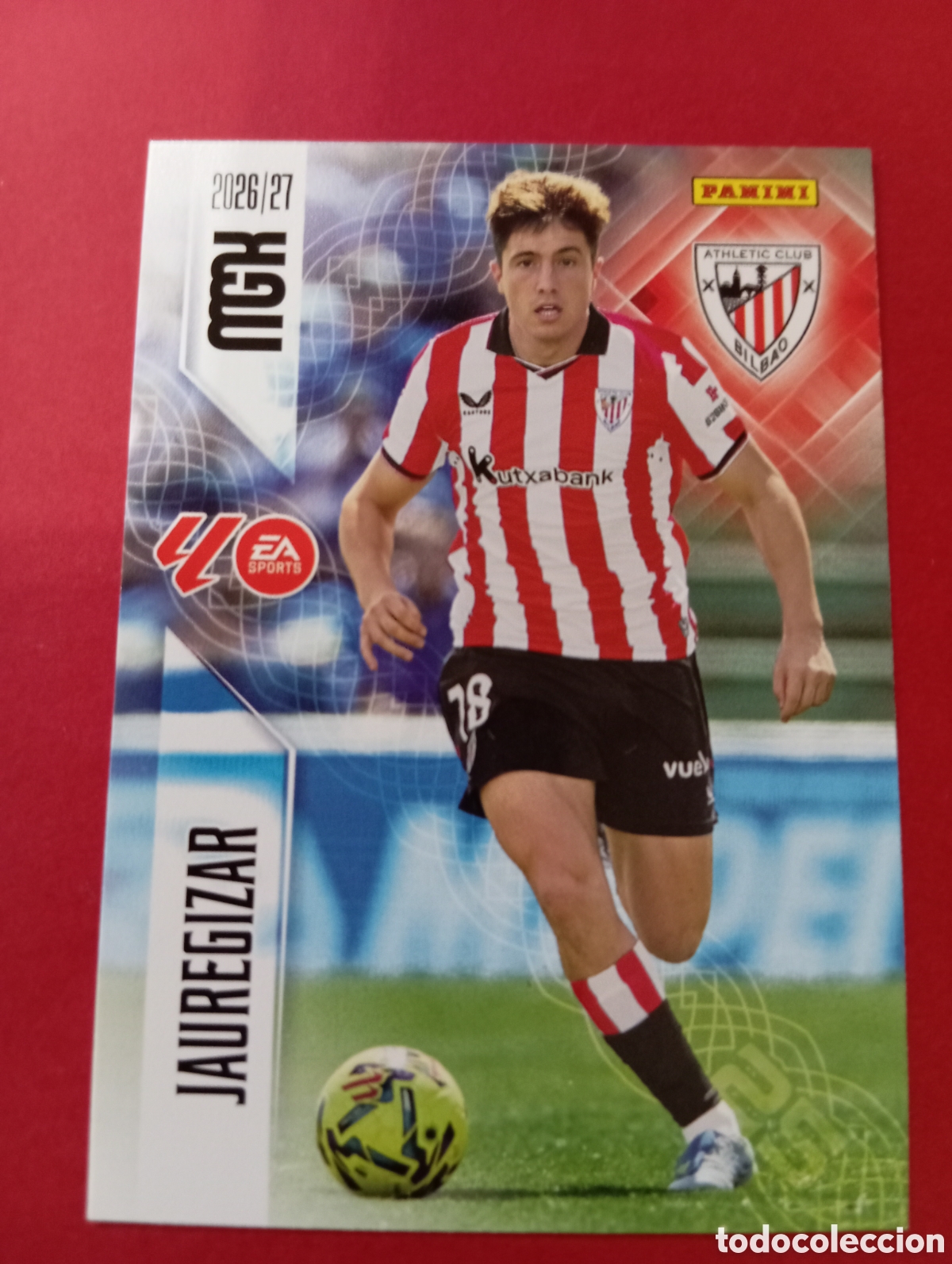 Figurine di Calcio: Jauregizar Athletic de Bilbao n&deg;46 / PANINI MEGACRACKS 2026/2027