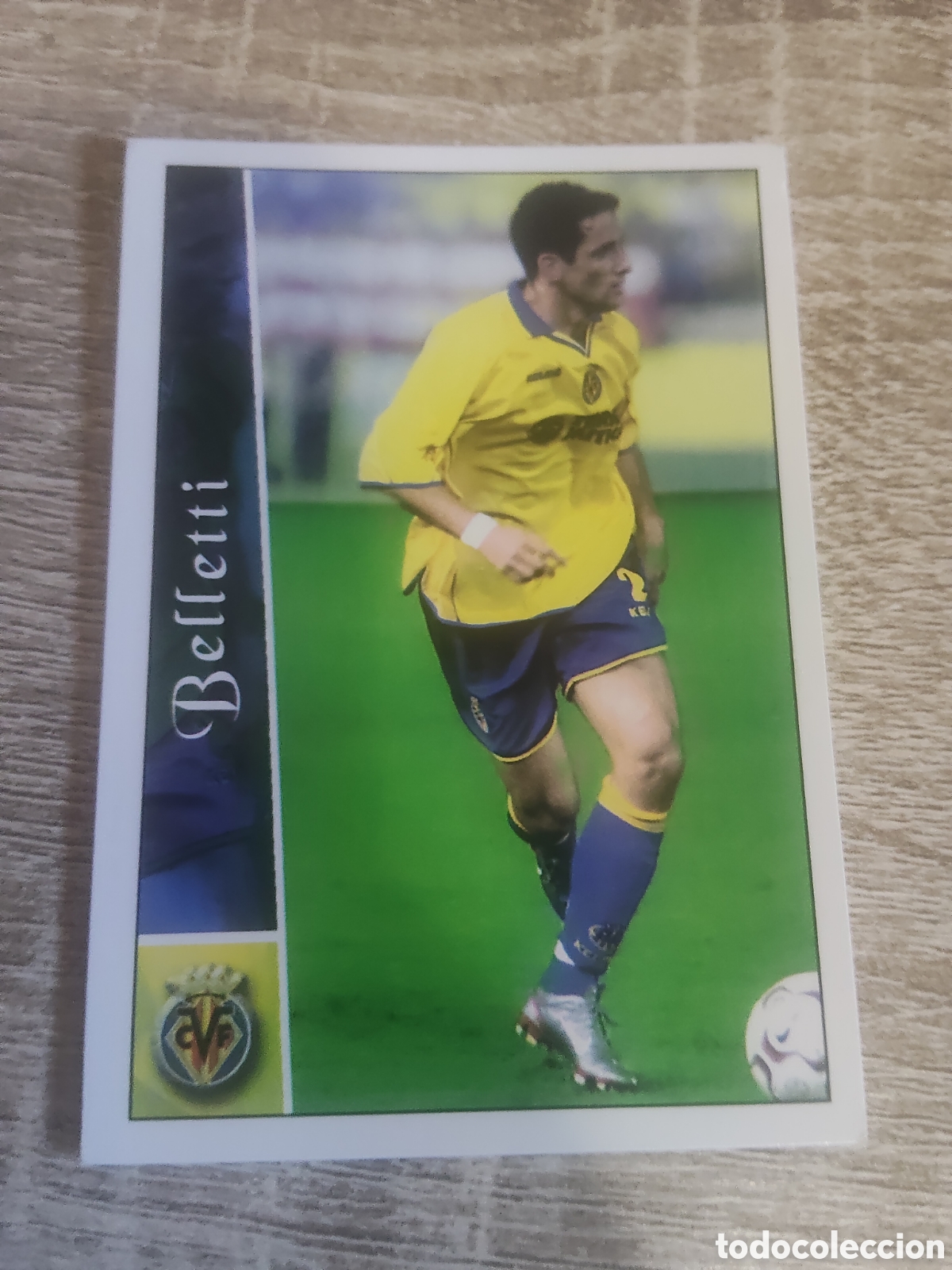 Cromos de f&uacute;tbol: Mundicromo las fichas de la liga 2003 389 Belletti Villarreal
