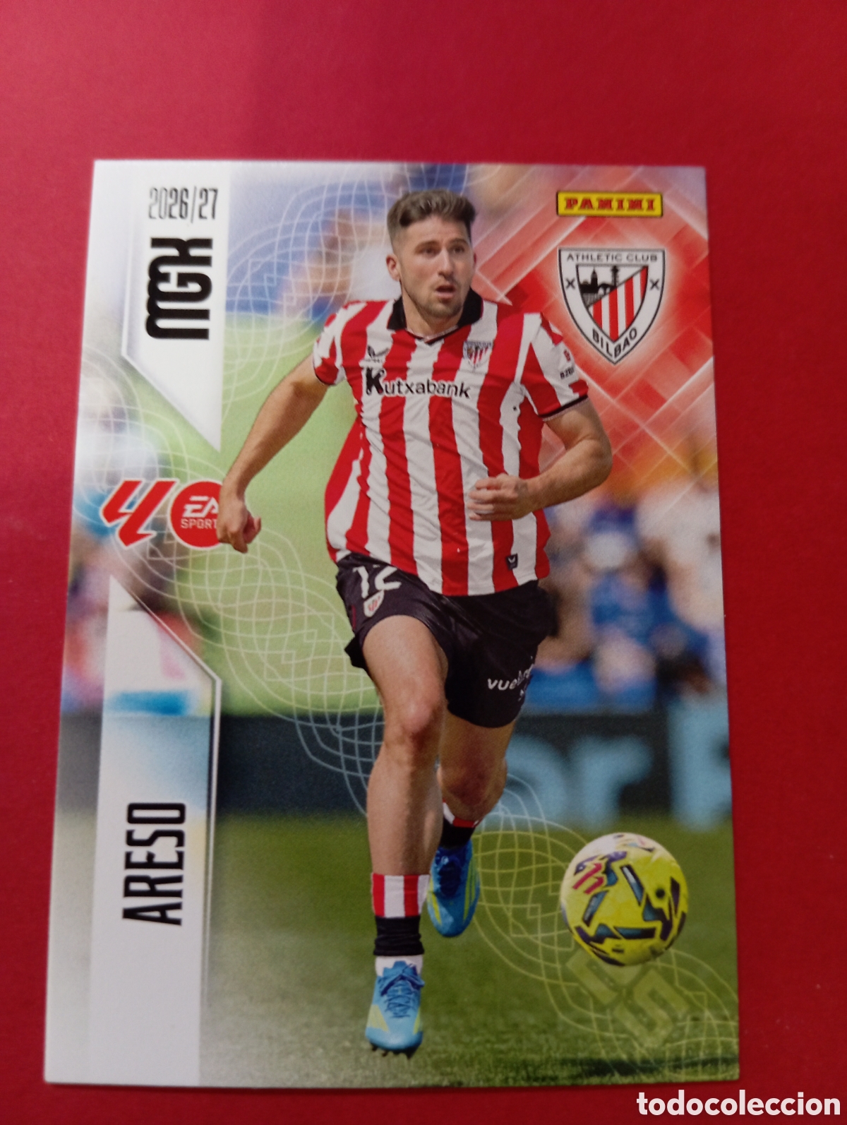 Cartes &agrave; collectionner de Football: Areso Athletic de Bilbao n&deg;40 / PANINI MEGACRACKS 2026/2027