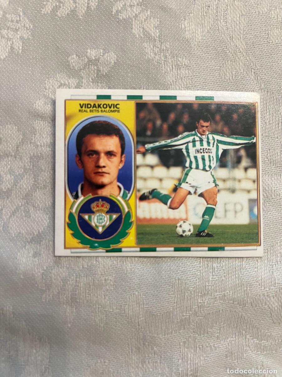 Cartes &agrave; collectionner de Football: VIDAKOVIC BETIS SIN PEGAR EDICIONES ESTE 1996-97