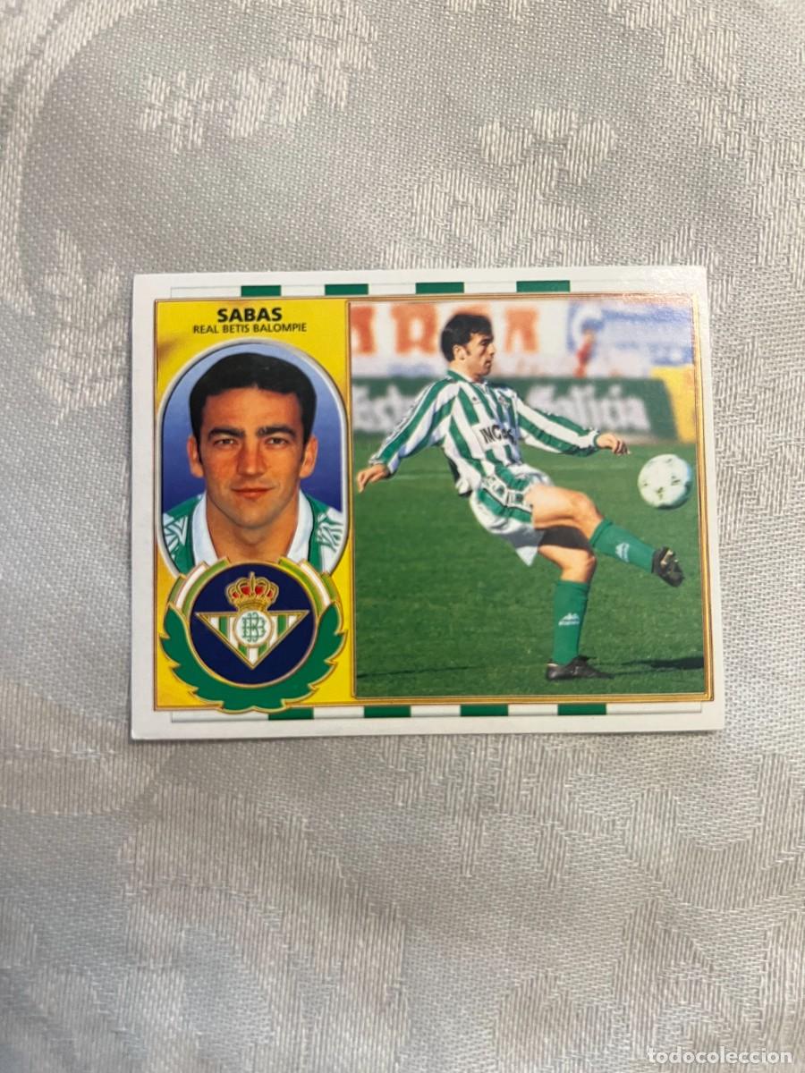 Cartes &agrave; collectionner de Football: SABAS BETIS SIN PEGAR EDICIONES ESTE 1996-97