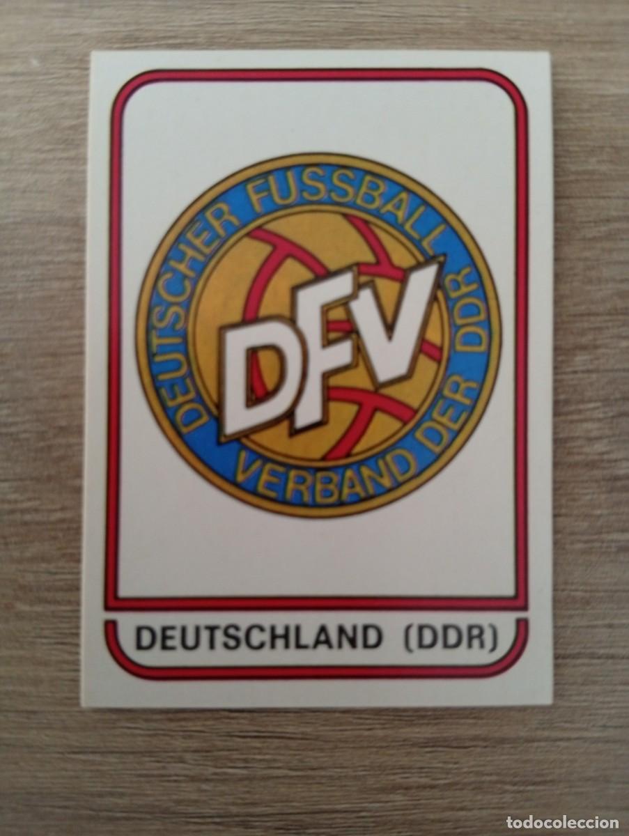 Cromos de f&uacute;tbol: ESCUDO ALEMANIA DDR DEUTSCHLAND 351 PANINI MUNDIAL ARGENTINA 78-ARGENTINA 1978 SIN PEGAR NUNCA PEGAD