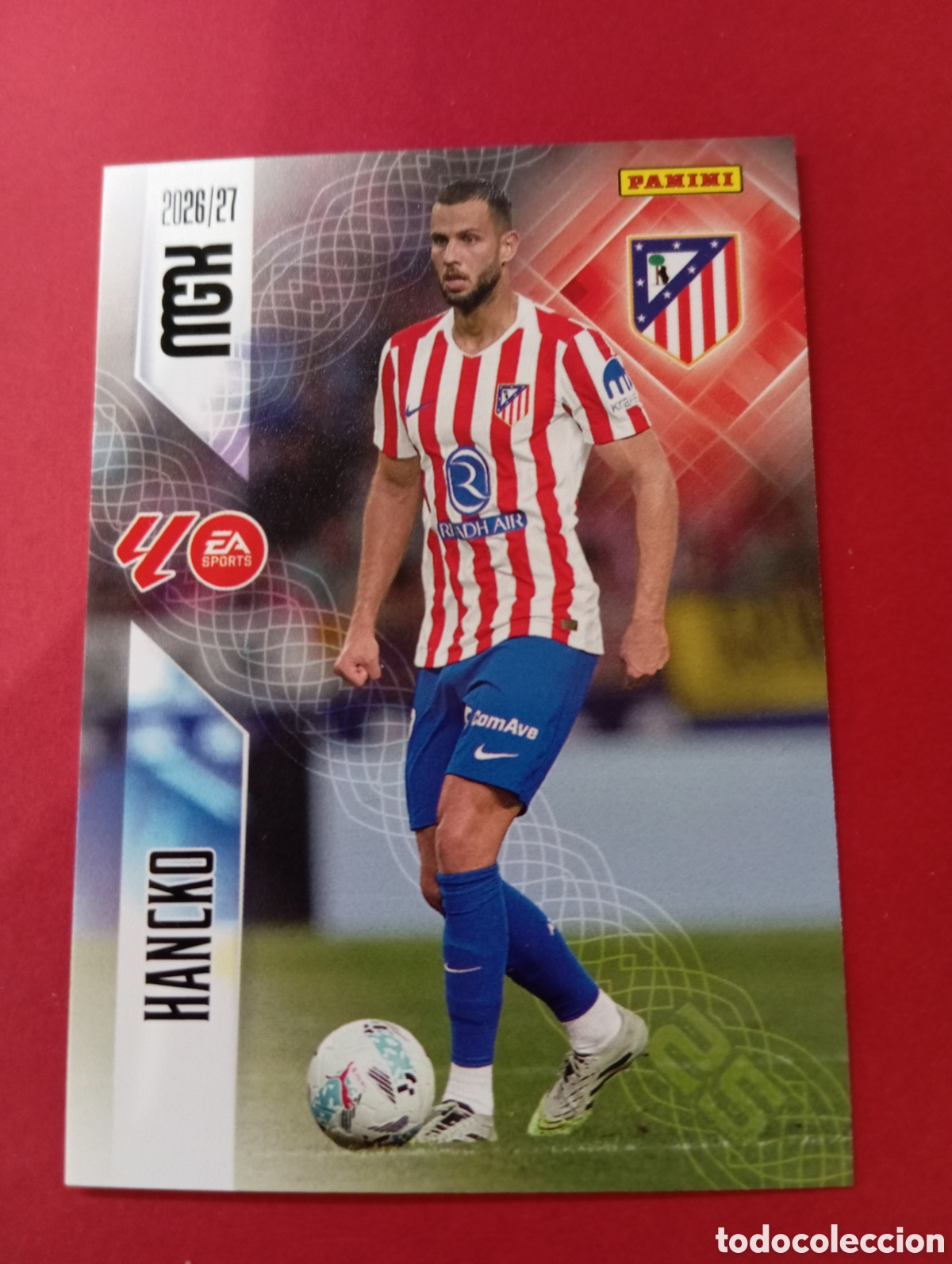 Figurine di Calcio: Hancko Atl&eacute;tico de Madrid n&deg;62 / PANINI MEGACRACKS 2026/2027