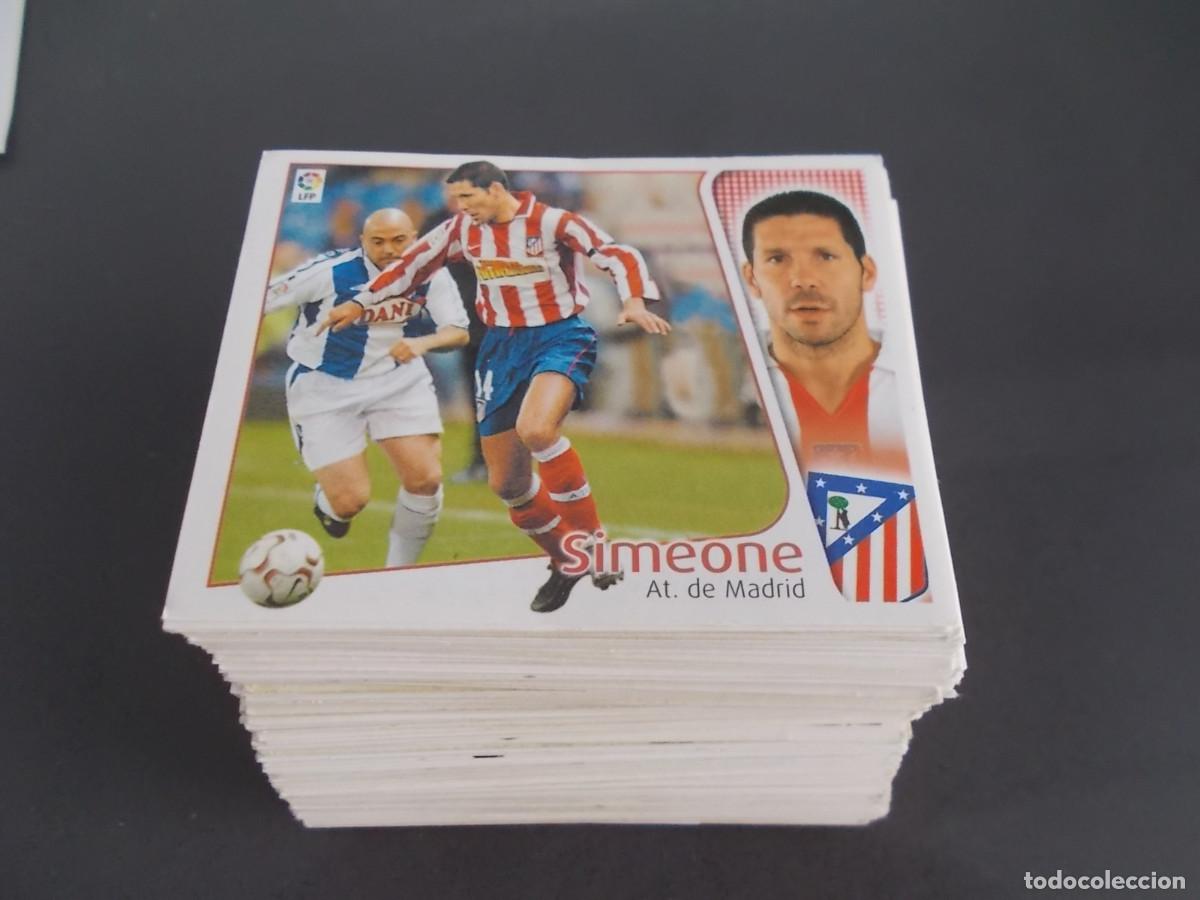 Figurine di Calcio: LOTE 213 CROMOS ESTE 04-06 TODOS DIFERENTES SIN PEGAR 12 BAJAS, 5 FICHAJES