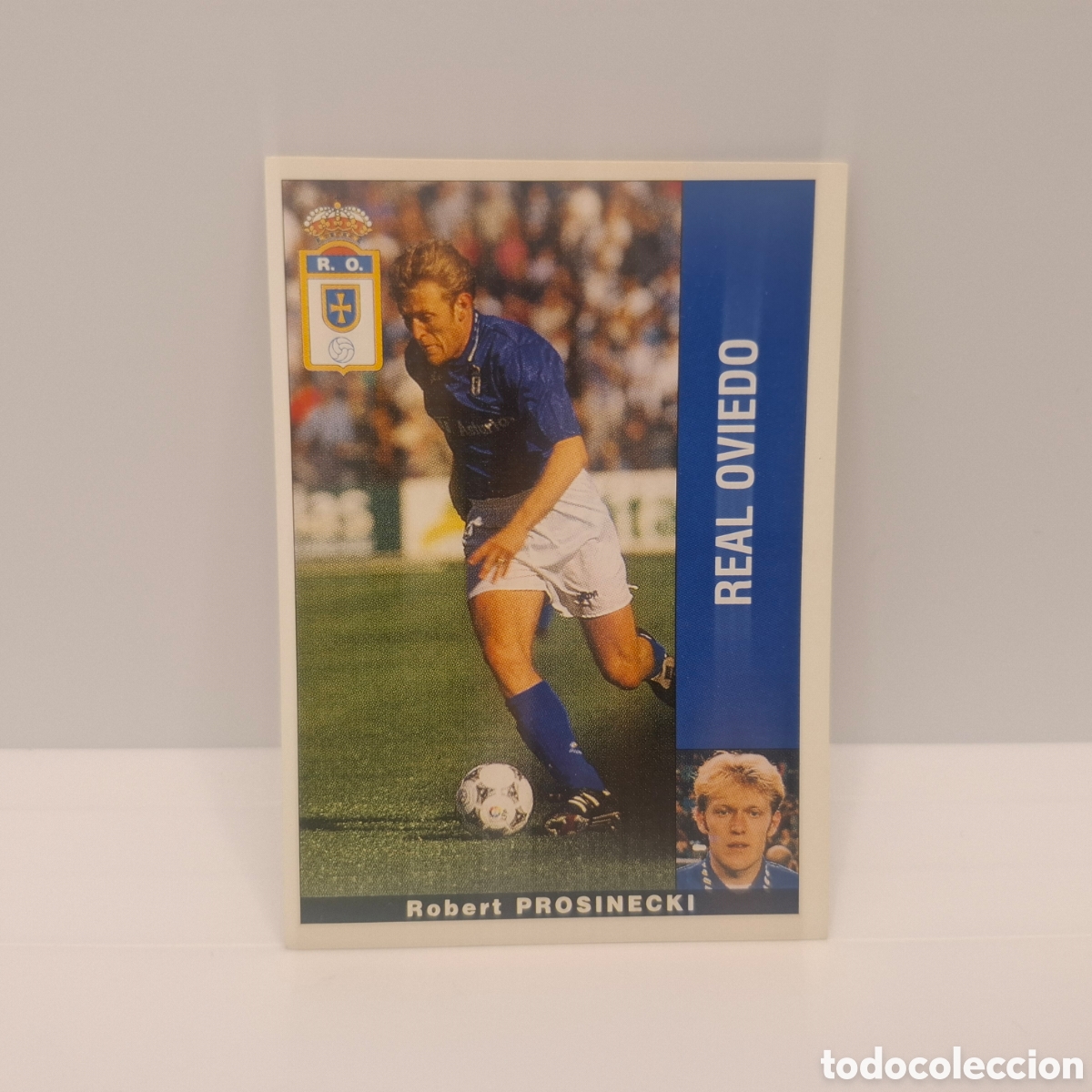 Fu&szlig;ball-Sticker: Real Oviedo - Robert Prosinecki - Panini Liga 1995-1996, 95-96 Sin pegar - Adhesivo