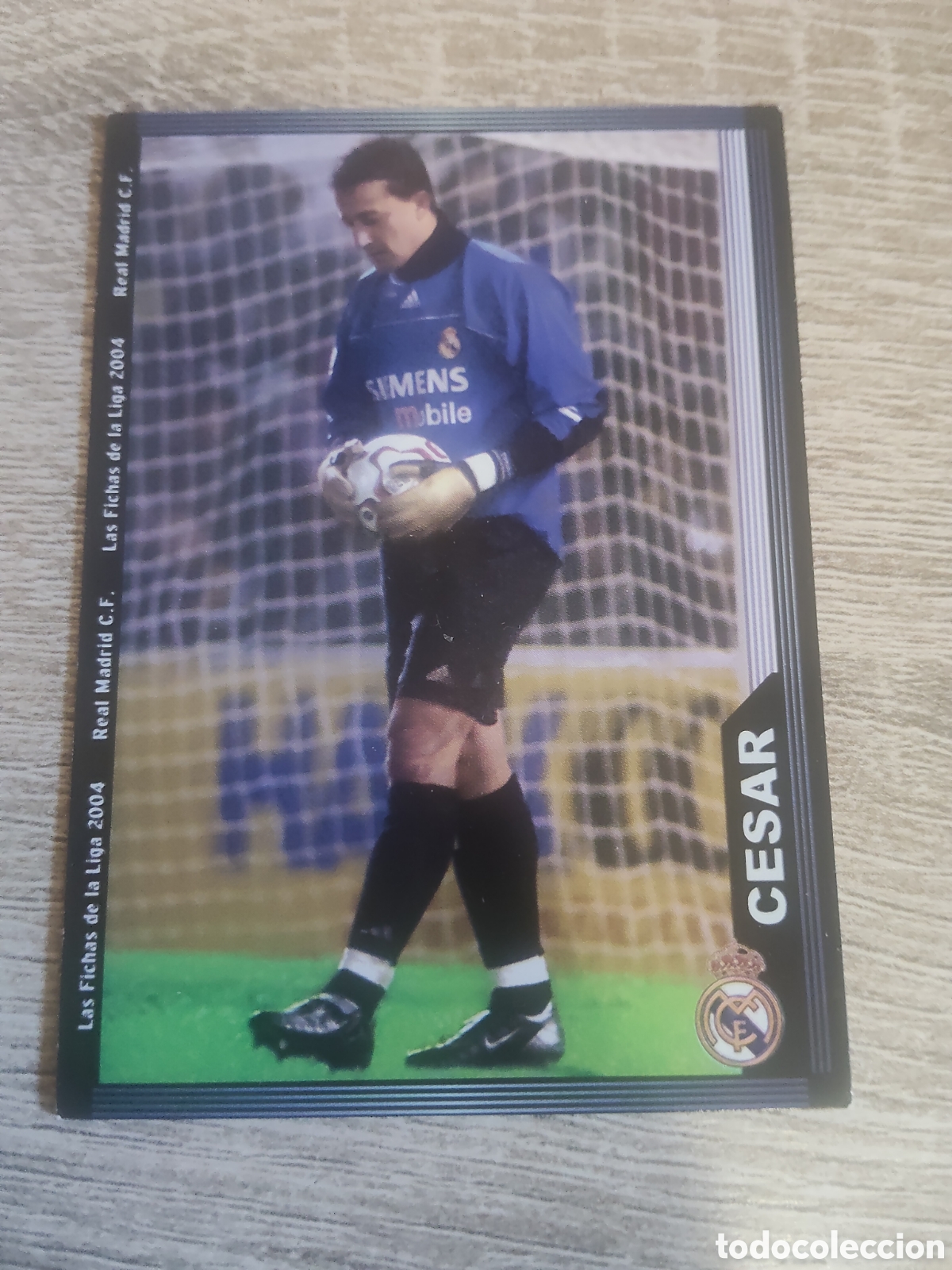 Fu&szlig;ball-Sticker: Mundicromo las fichas de la liga 2004 5 C&eacute;sar Real Madrid
