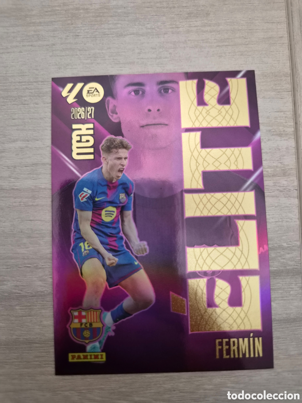Fu&szlig;ball-Sticker: N&deg;6 Elite Fermin Megacracks 26/27
