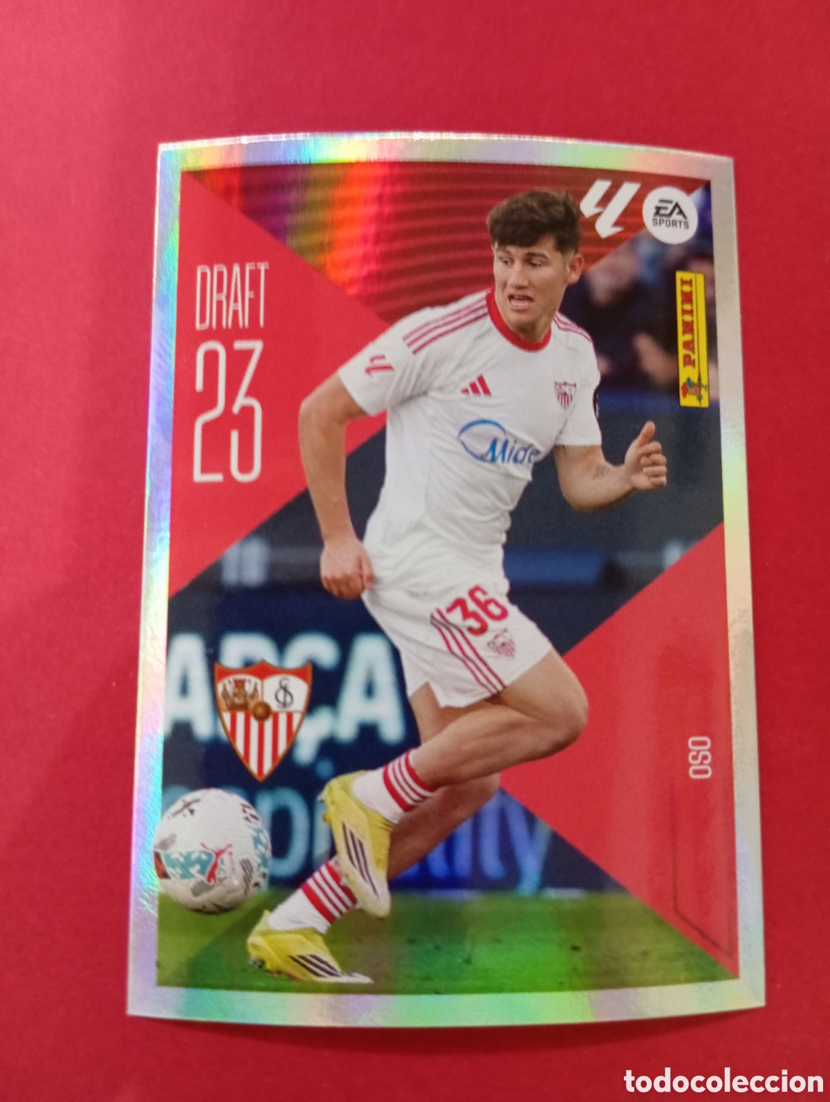 Cromos de f&uacute;tbol: Oso Sevilla DRAFT23 n&deg;17 / PANINI LIGA ESTE 2026/2027