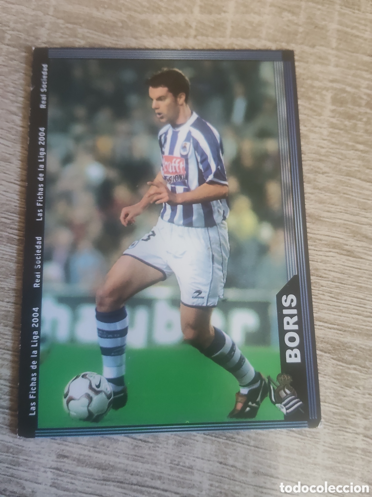 Cromos de f&uacute;tbol: Mundicromo las fichas de la liga 2004 39 Boris Real Sociedad