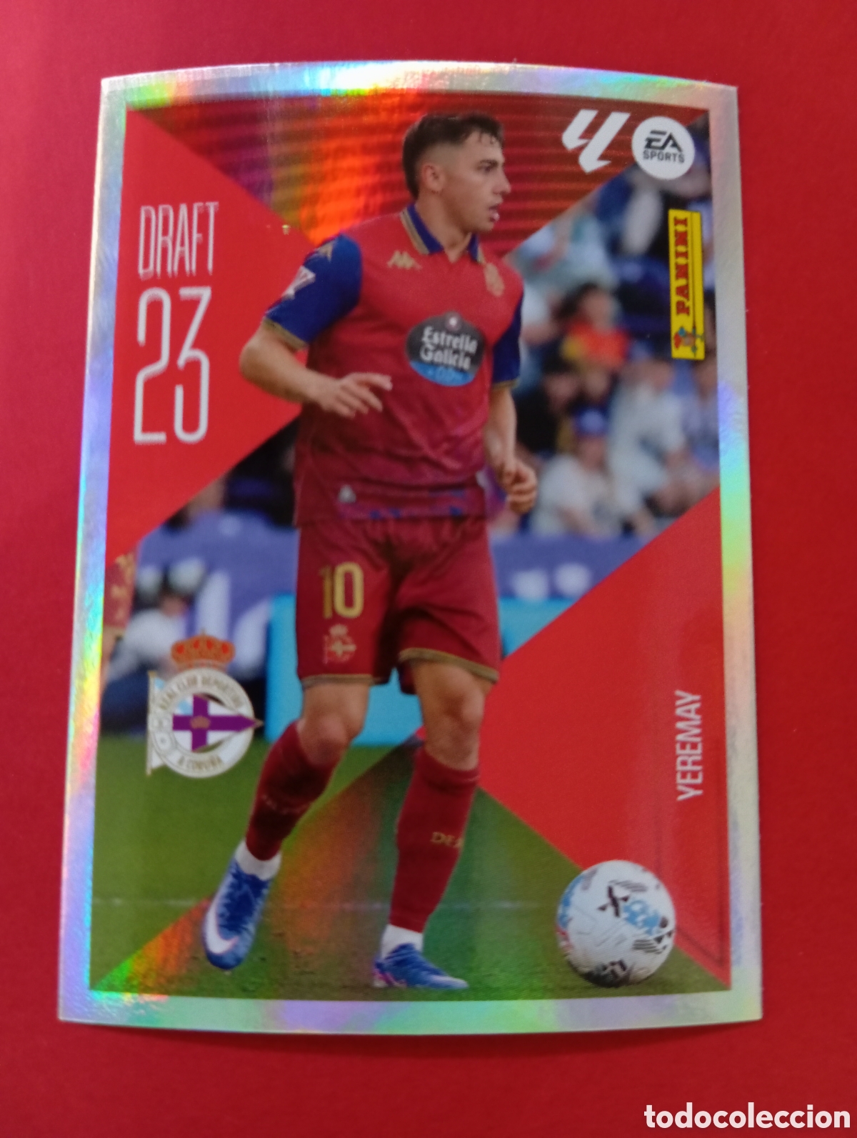 Cromos de f&uacute;tbol: Yeremay Deportivo de la Coru&ntilde;a DRAFT23 n&deg;23 / PANINI LIGA ESTE 2026/2027