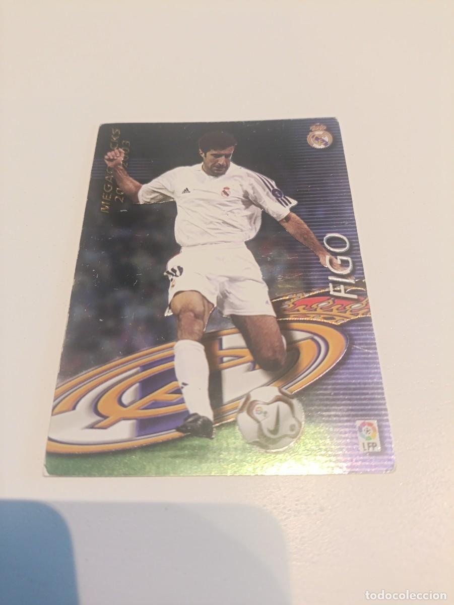 Cromos de f&uacute;tbol: Megafichas 2002/03 Figo 370 Real Madrid