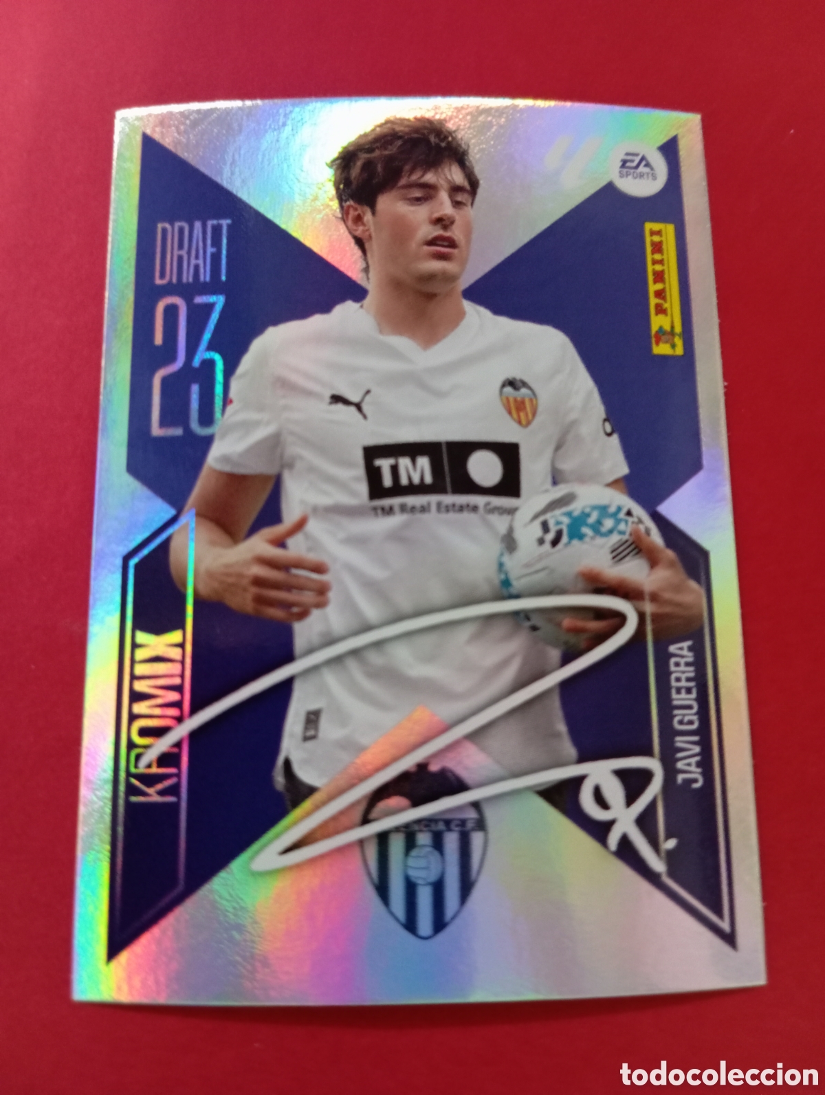 Figurine di Calcio: Javi Guerra Valencia KROMIX n&deg;K12 / PANINI LIGA ESTE 2026/2027