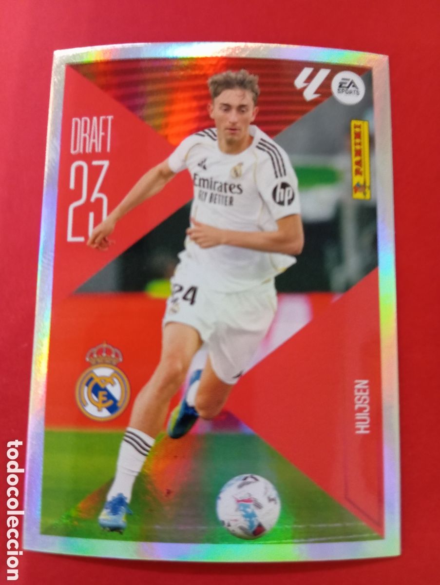 Figurine di Calcio: Huijsen Real Madrid DRAFT23 n&deg;10 / PANINI LIGA ESTE 2026/2027