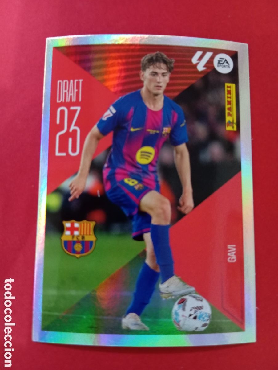 Fu&szlig;ball-Sticker: Gavi Barcelona DRAFT23 n&deg;8 / PANINI LIGA ESTE 2026/2027