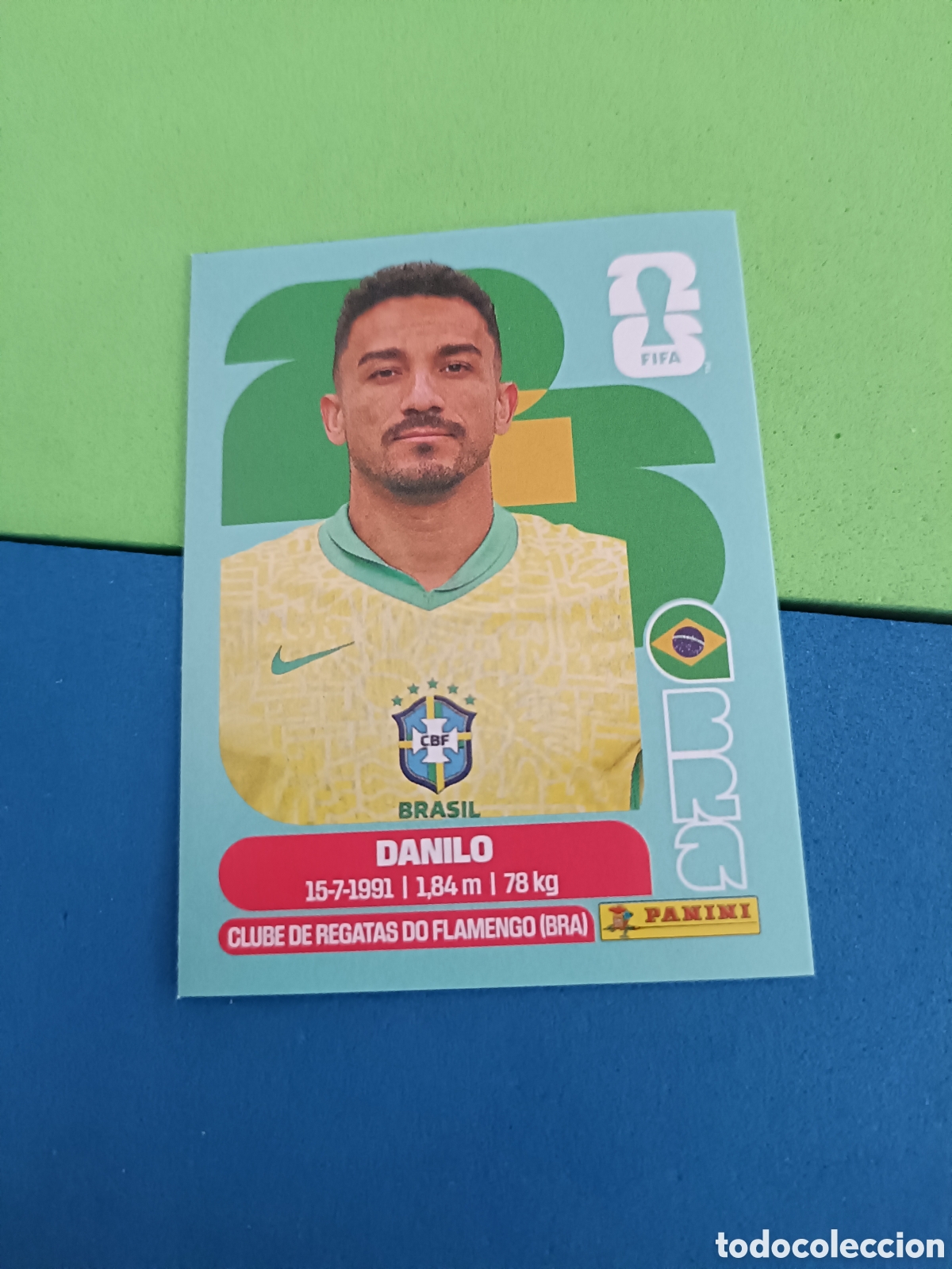 Fu&szlig;ball-Sticker: Panini Mundial Fifa World cup 2026 26 sticker - BRA 7 Danilo