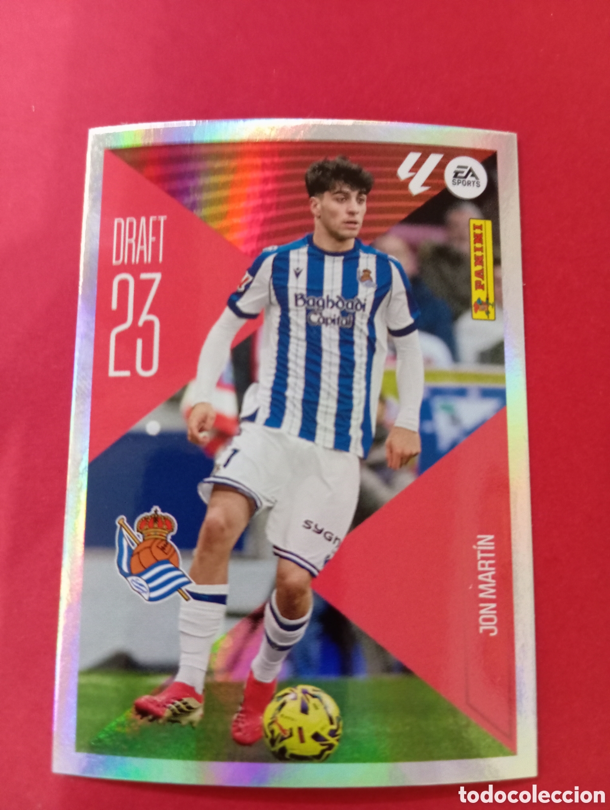 Cromos de Futebol: Jon Mart&iacute;n Real Sociedad DRAFT23 n&deg;13 / PANINI LIGA ESTE 2026/2027