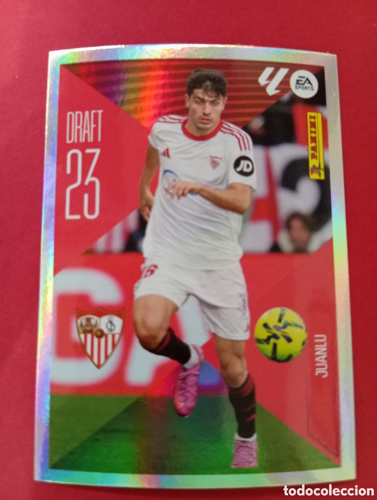 Cartes &agrave; collectionner de Football: Juanlu Sevilla DRAFT23 n&deg;14 / PANINI LIGA ESTE 2026/2027