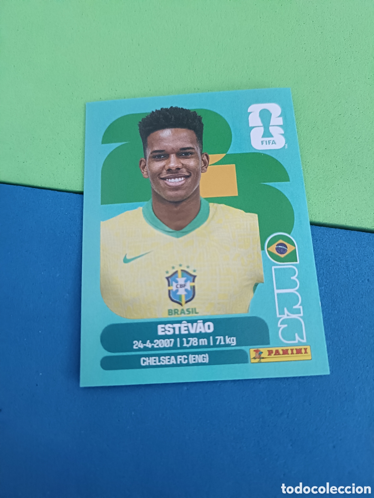 Cromos de f&uacute;tbol: Panini Mundial Fifa World cup 2026 26 sticker - BRA 20 Estevao