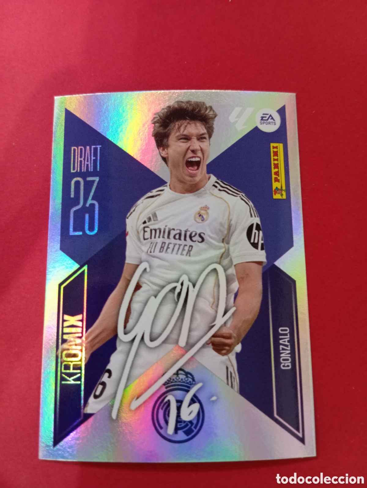 Cromos de f&uacute;tbol: Gonzalo Real Madrid KROMIX n&deg;K9 / PANINI LIGA ESTE 2026/2027