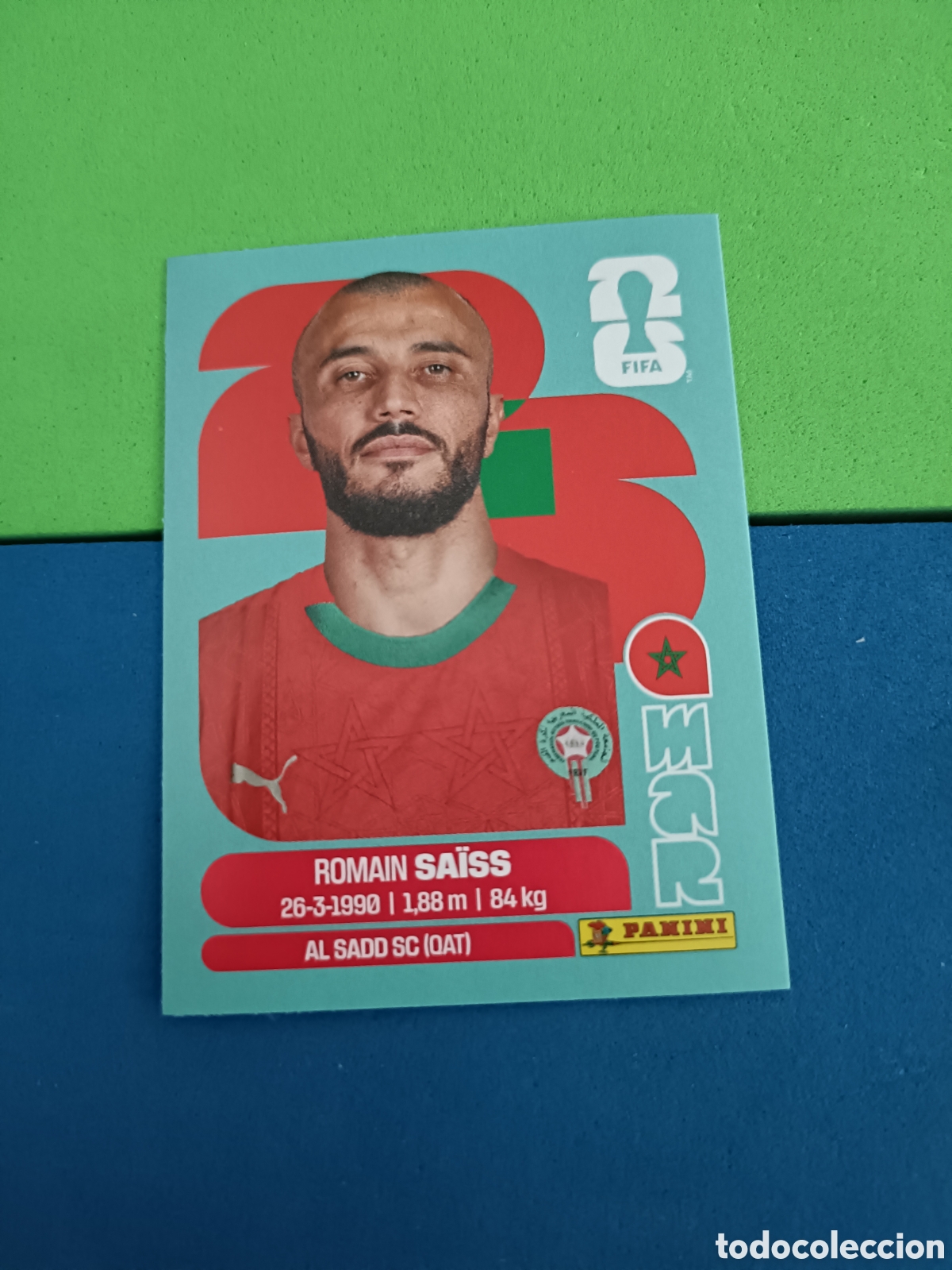 Cromos de f&uacute;tbol: Panini Mundial Fifa World cup 2026 26 sticker - MAR 7 Sa&iuml;ss
