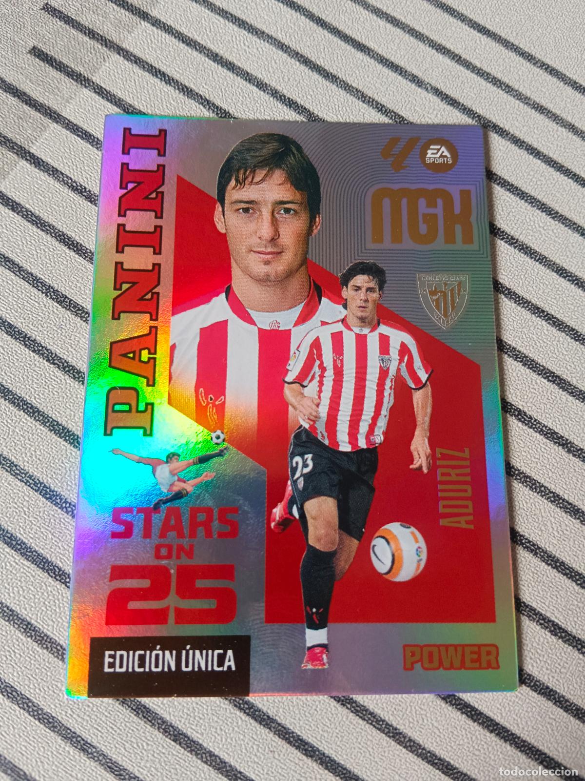 Cromos de f&uacute;tbol: 2026 2027 26 27 MEGACRACKS STARS ON 25 POWER 433P 433 P ADURIZ ATHLETIC DE BILBAO NUEVO