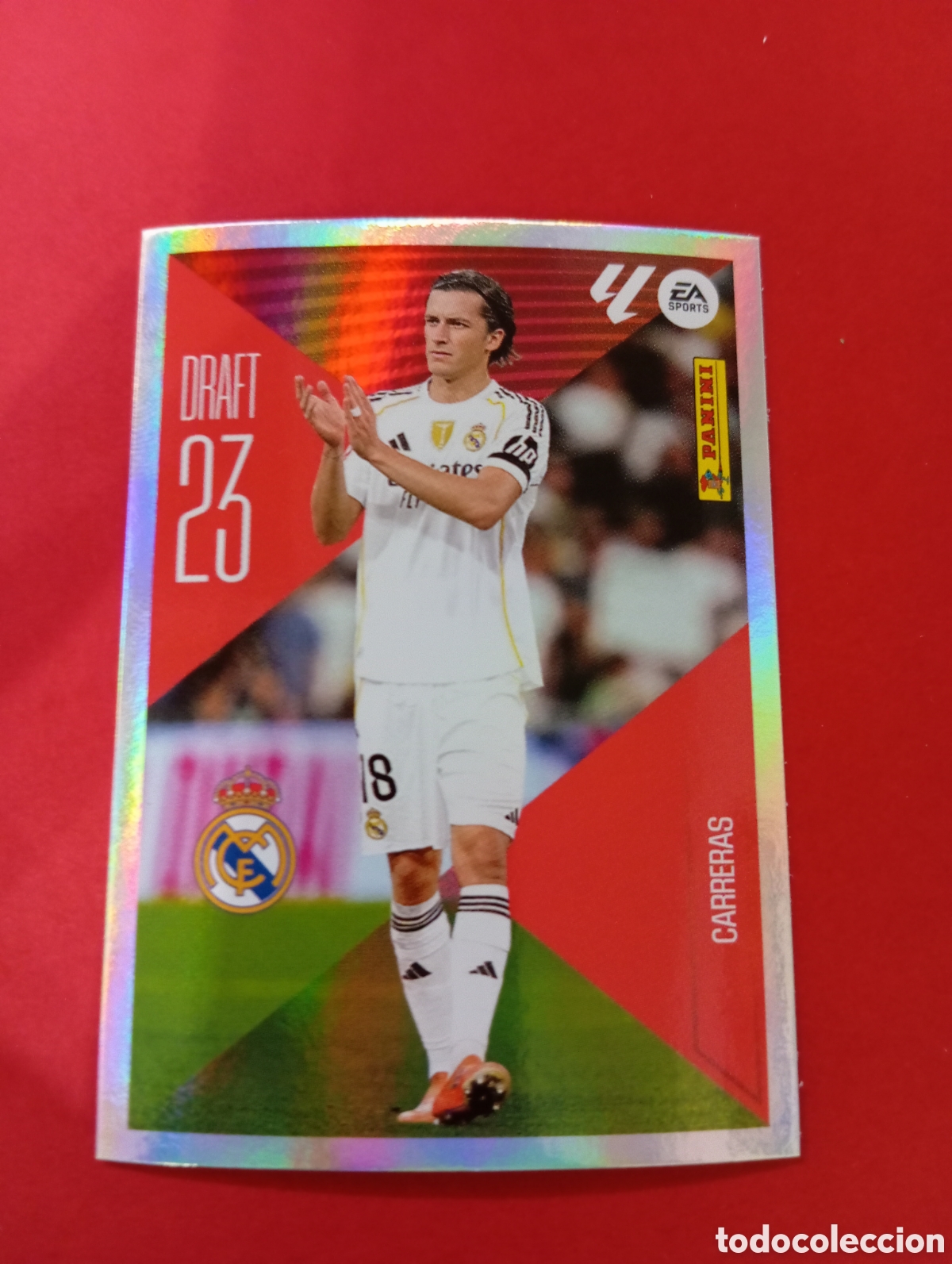 Cromos de f&uacute;tbol: Carreras Real Madrid DRAFT23 n&deg;5 / PANINI LIGA ESTE 2026/2027