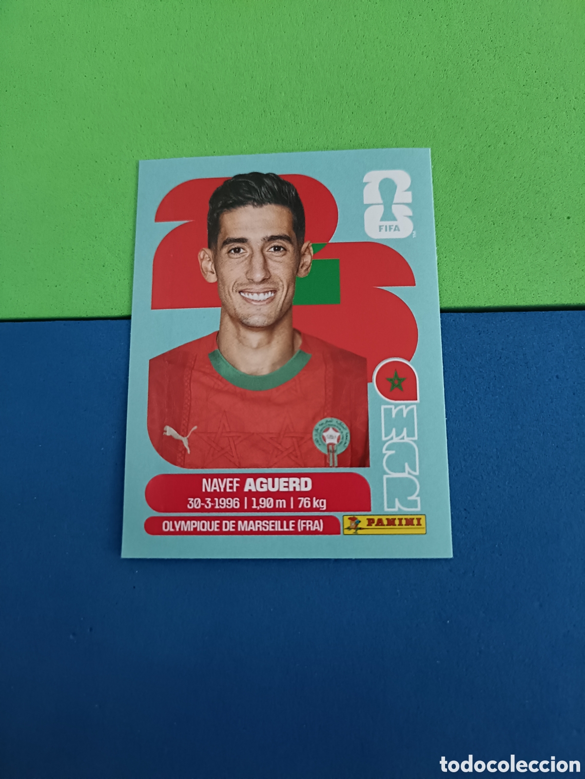 Cromos de f&uacute;tbol: Panini Mundial Fifa World cup 2026 26 sticker - MAR 6 Aguerd