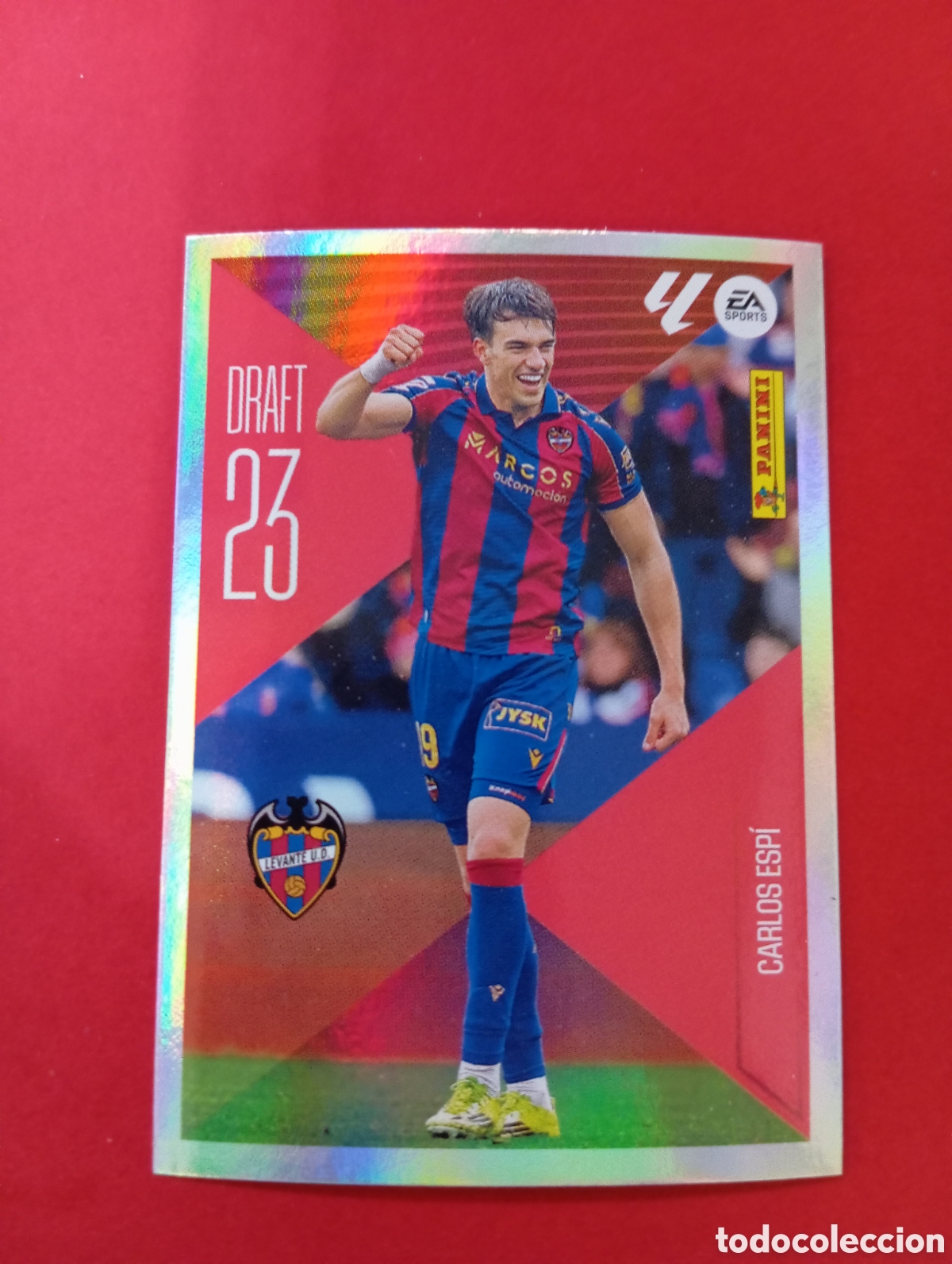 Cromos de f&uacute;tbol: Carlos Esp&iacute; Levante DRAFT23 n&deg;4 / PANINI LIGA ESTE 2026/2027
