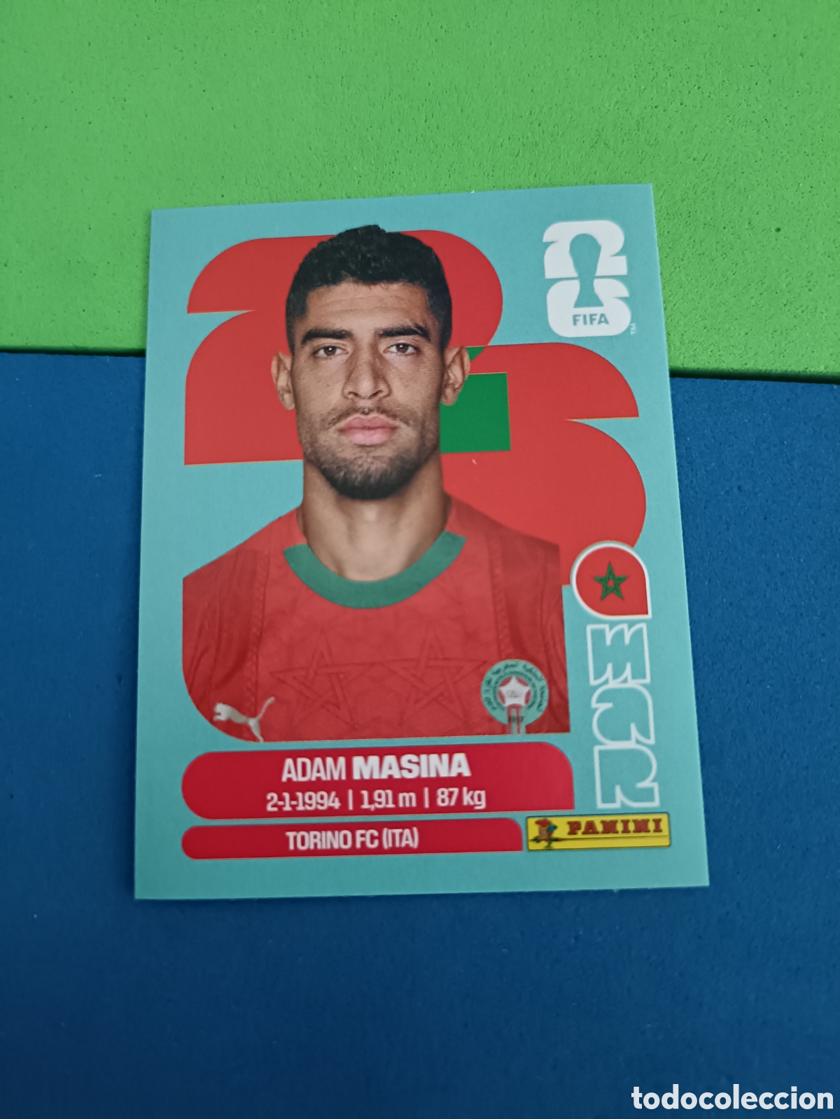 Cromos de f&uacute;tbol: Panini Mundial Fifa World cup 2026 26 sticker - MAR 9 Masina