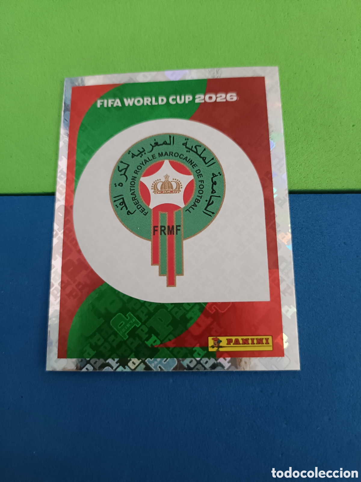 Cromos de f&uacute;tbol: Panini Mundial Fifa World cup 2026 26 sticker - MAR 1 Escudo Marruecos