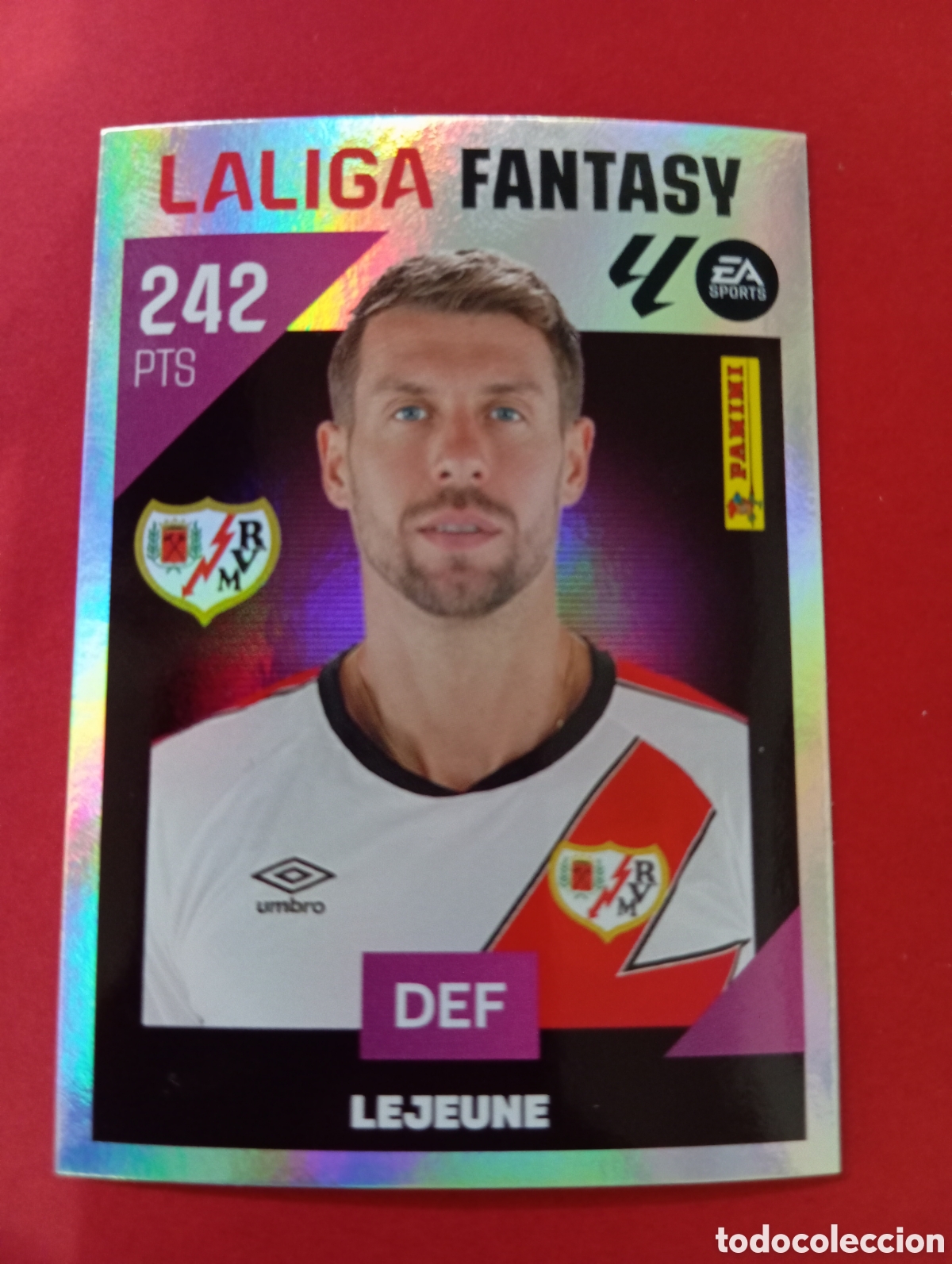 Cromos de f&uacute;tbol: Lejeune Rayo Vallecano LIGA FANTASY n&deg;3 / PANINI LIGA ESTE 2026/2027