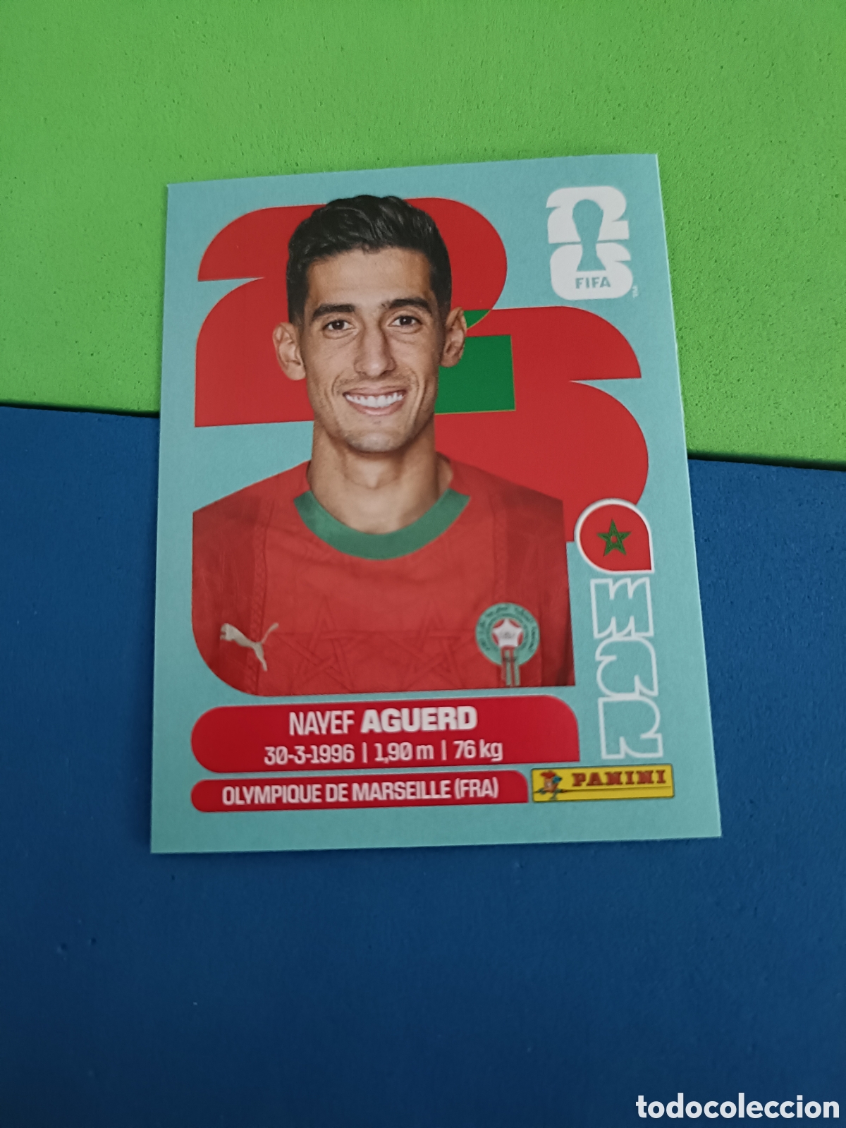 Cromos de f&uacute;tbol: Panini Mundial Fifa World cup 2026 26 sticker - MAR 6 Aguerd