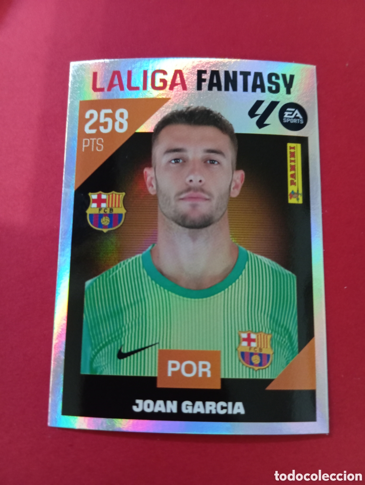 Cromos de f&uacute;tbol: Joan Garc&iacute;a Barcelona LIGA FANTASY n&deg;2 / PANINI LIGA ESTE 2026/2027