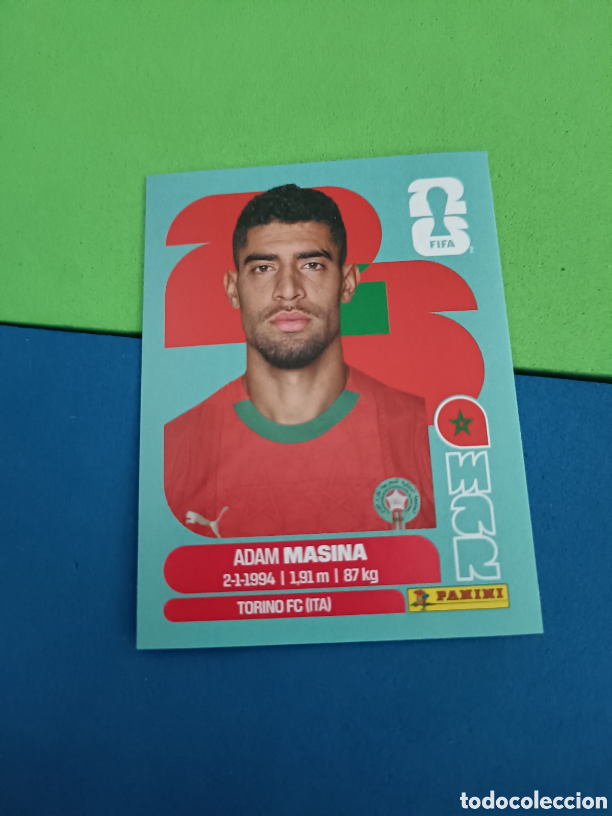 Cromos de f&uacute;tbol: Panini Mundial Fifa World cup 2026 26 sticker - MAR 9 Masina