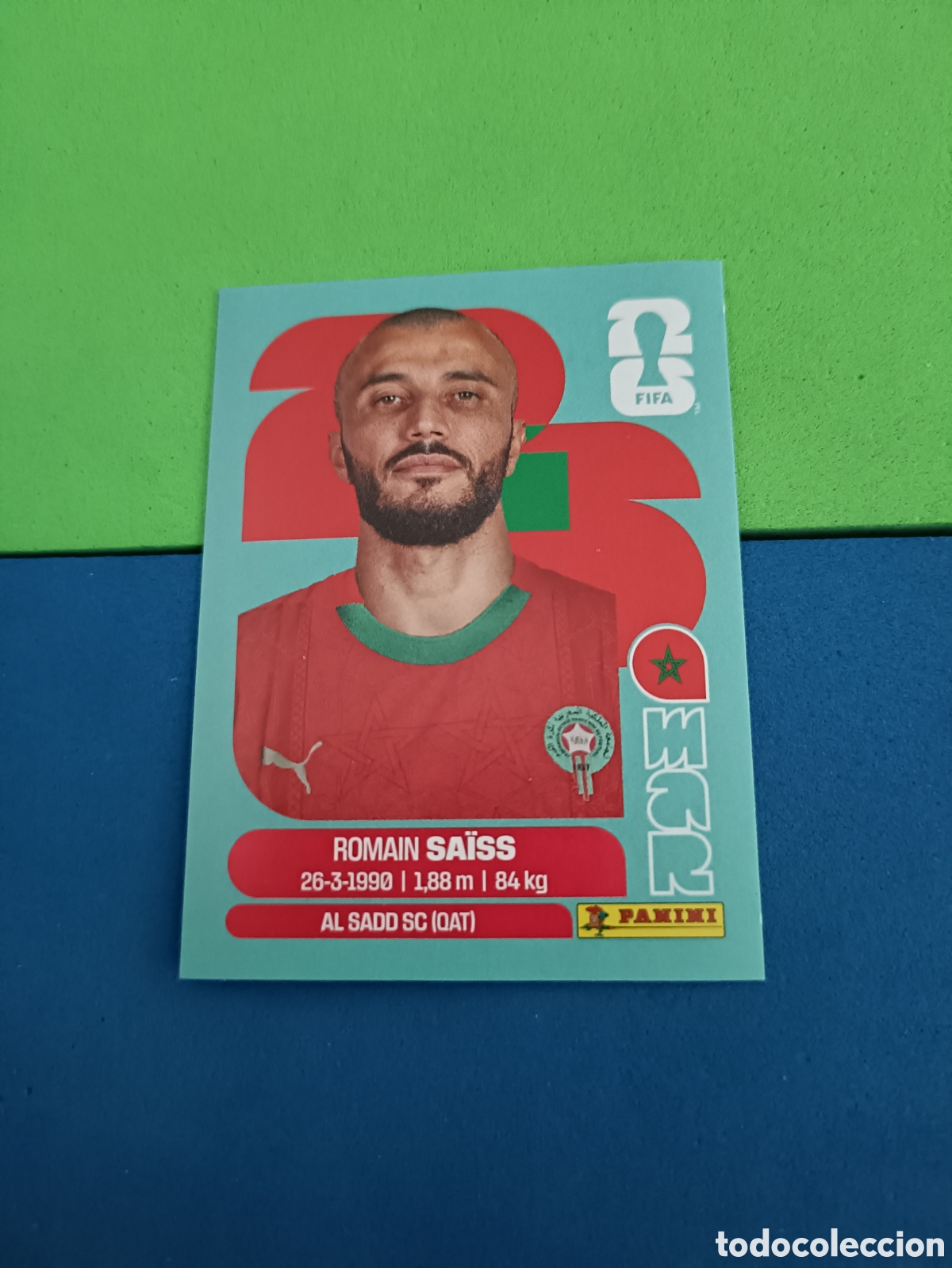 Cromos de f&uacute;tbol: Panini Mundial Fifa World cup 2026 26 sticker - MAR 7 Sa&iuml;ss