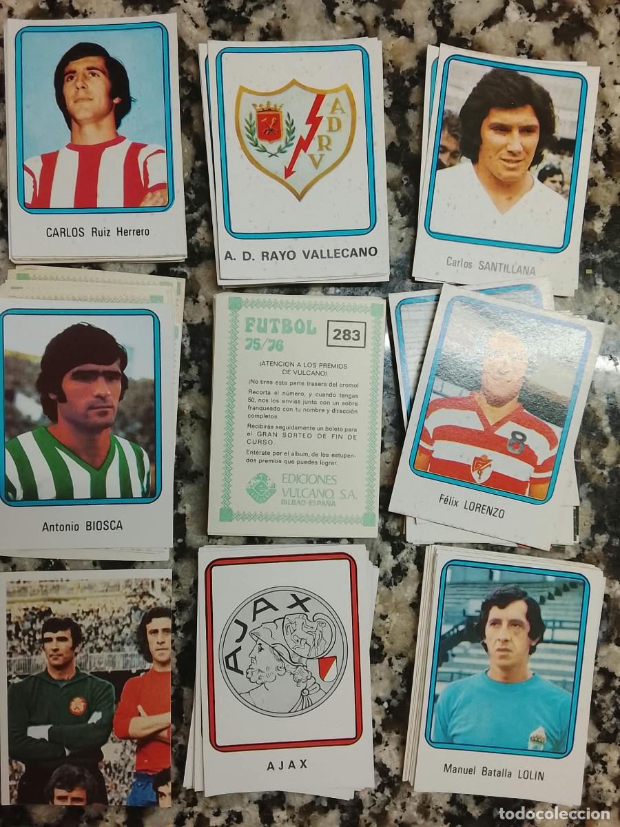 Cromos de f&uacute;tbol: LOTE 120 CROMOS LIGA 75-76