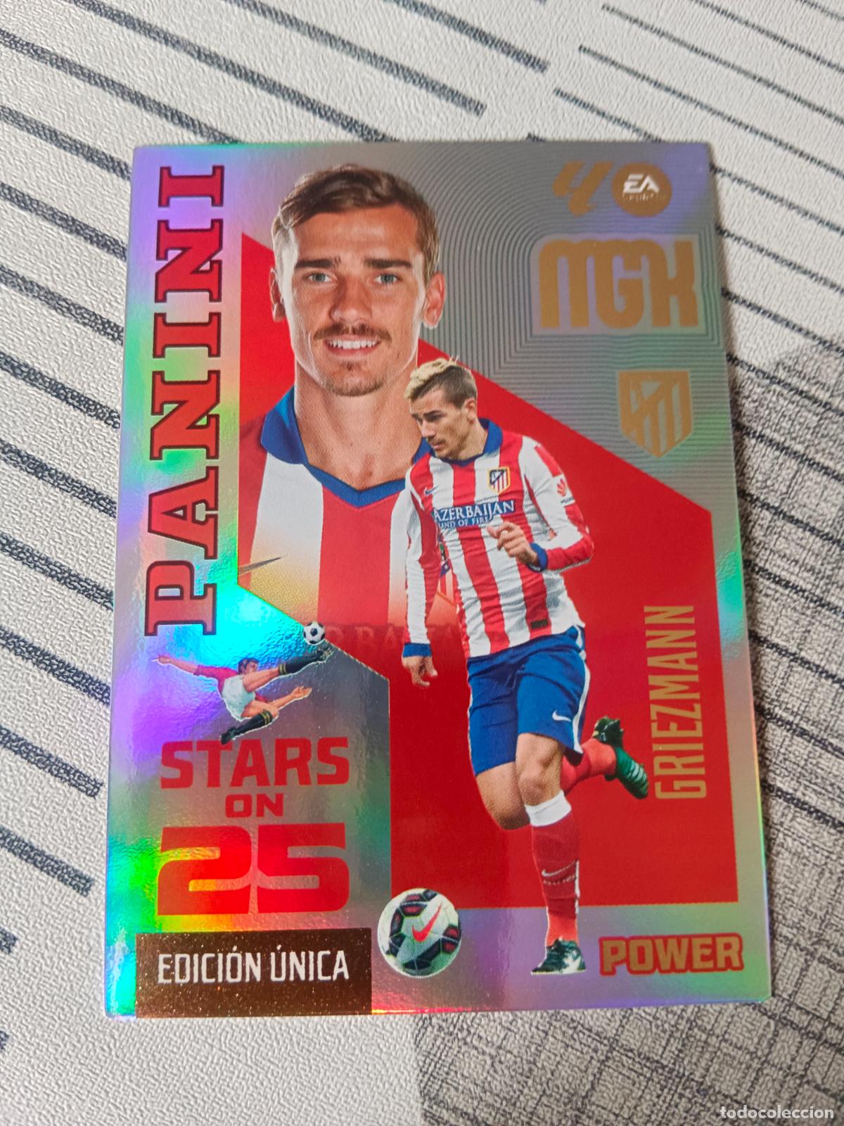 Cromos de f&uacute;tbol: 2026 2027 26 27 MEGACRACKS SERIE STARS ON 25 POWER 443P 443 P GRIEZMANN ATLETICO DE MADRID NUEVA